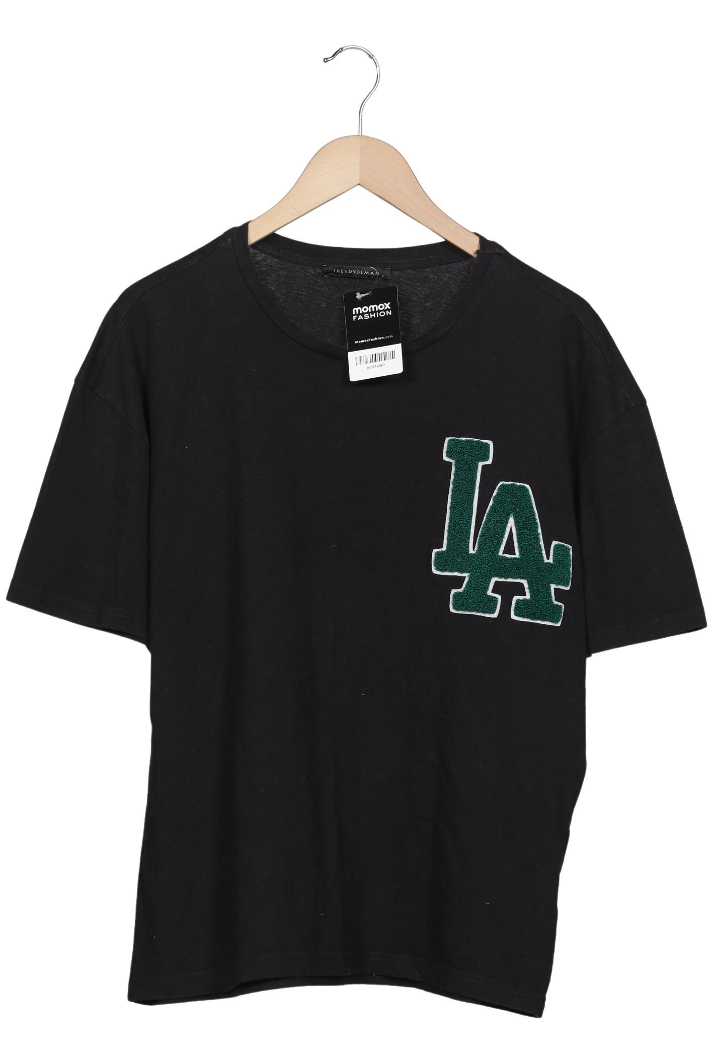 

Trendyol Herren T-Shirt, schwarz, Gr. 46