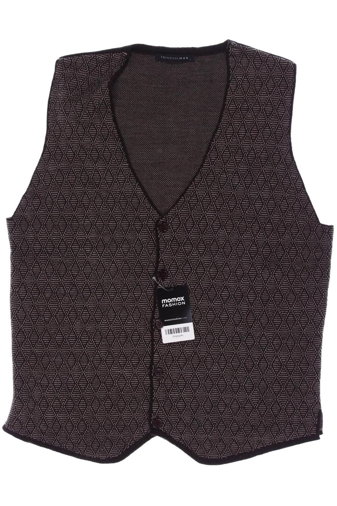 

Trendyol Herren Weste, braun, Gr. 52