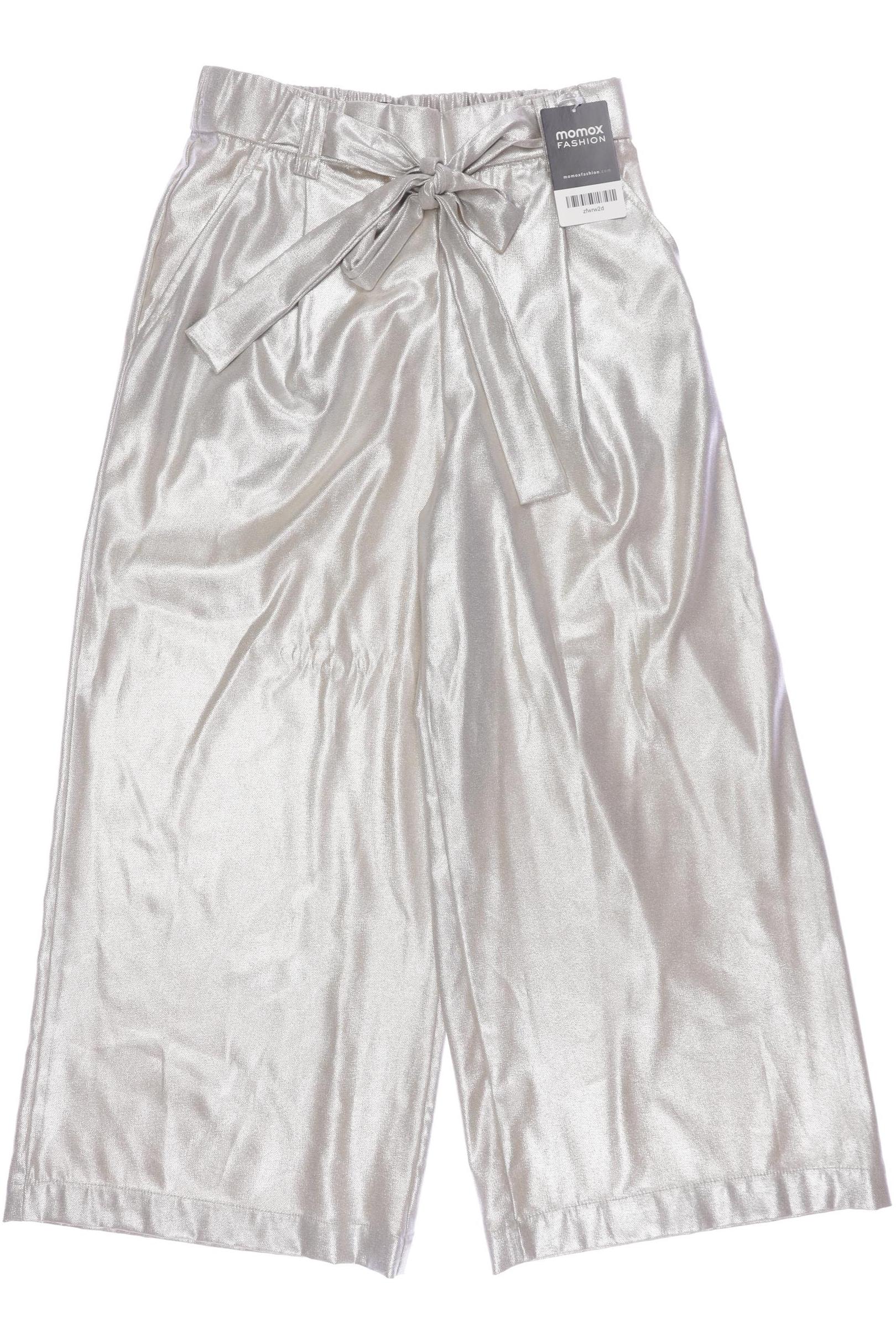 

TRF by Zara Damen Stoffhose, silber, Gr. 0