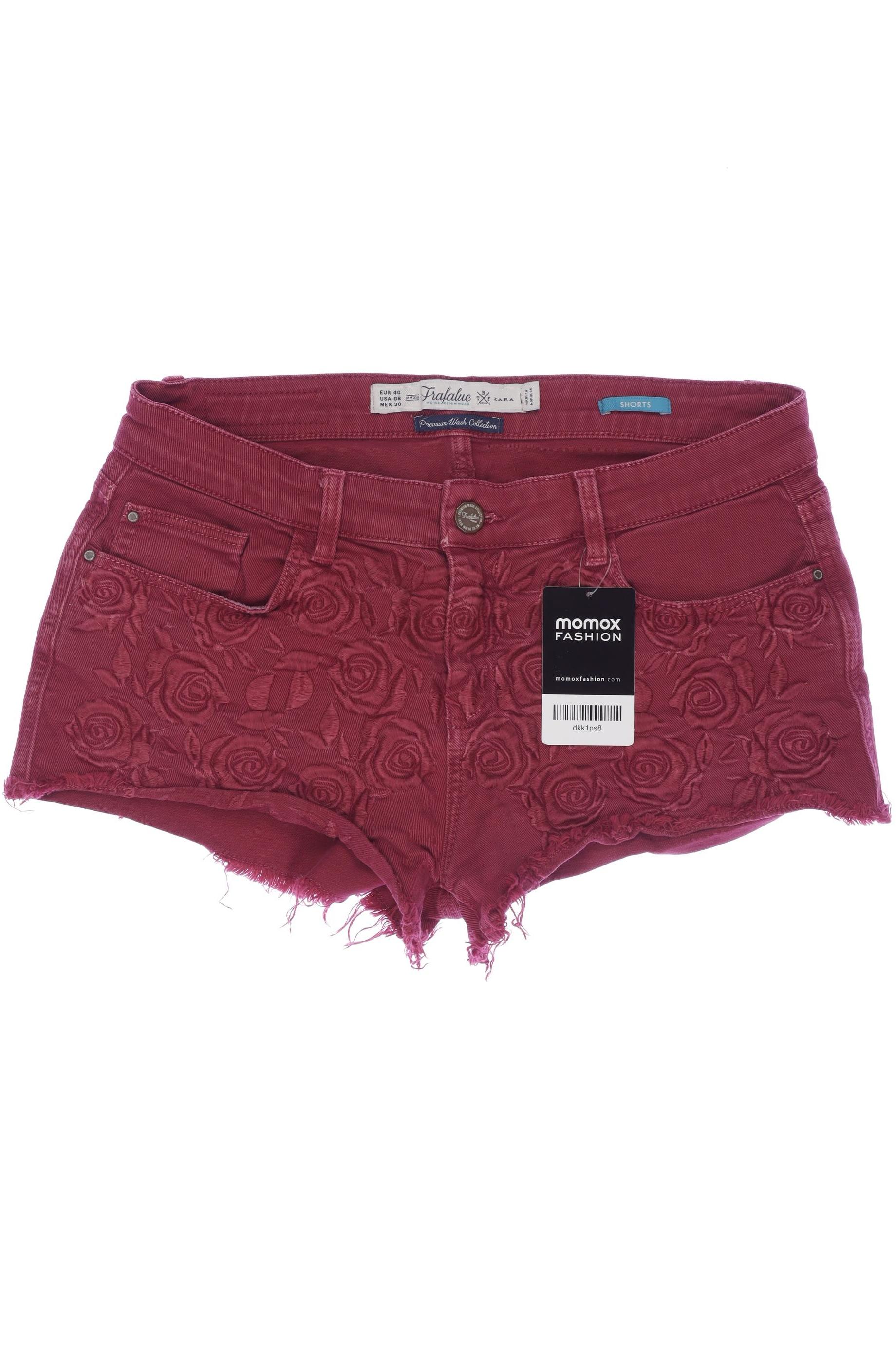 

TRF by Zara Damen Shorts, rot, Gr. 40