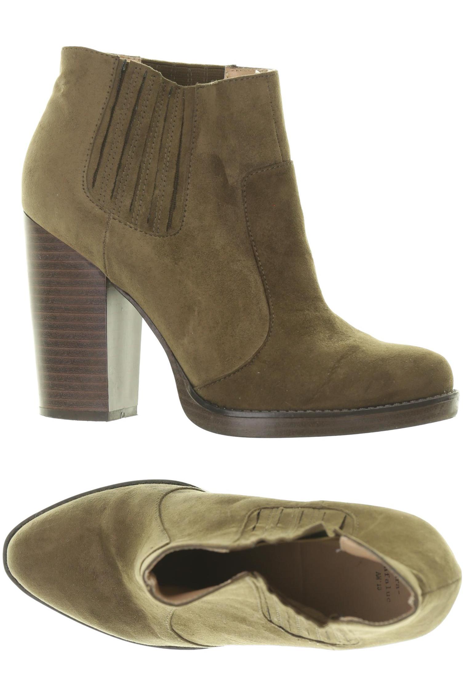 

TRF by Zara Damen Stiefelette, grün, Gr. 41