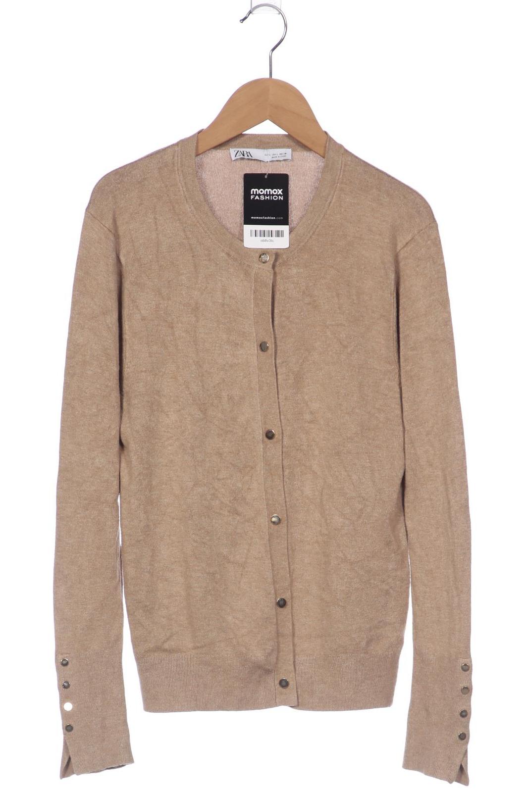 

TRF by Zara Damen Strickjacke, beige, Gr. 42