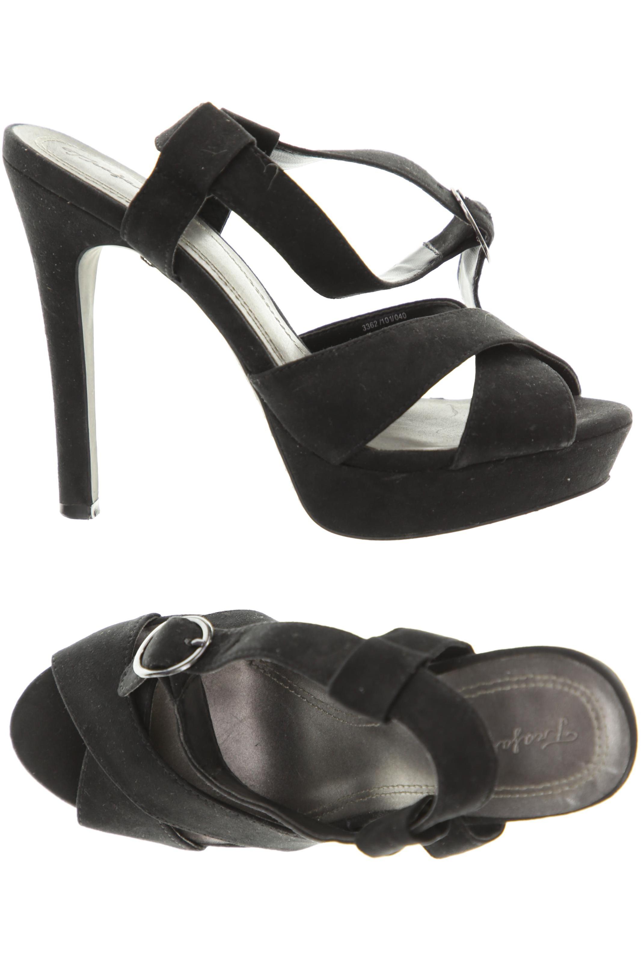 

TRF by Zara Damen Sandale, schwarz, Gr. 36