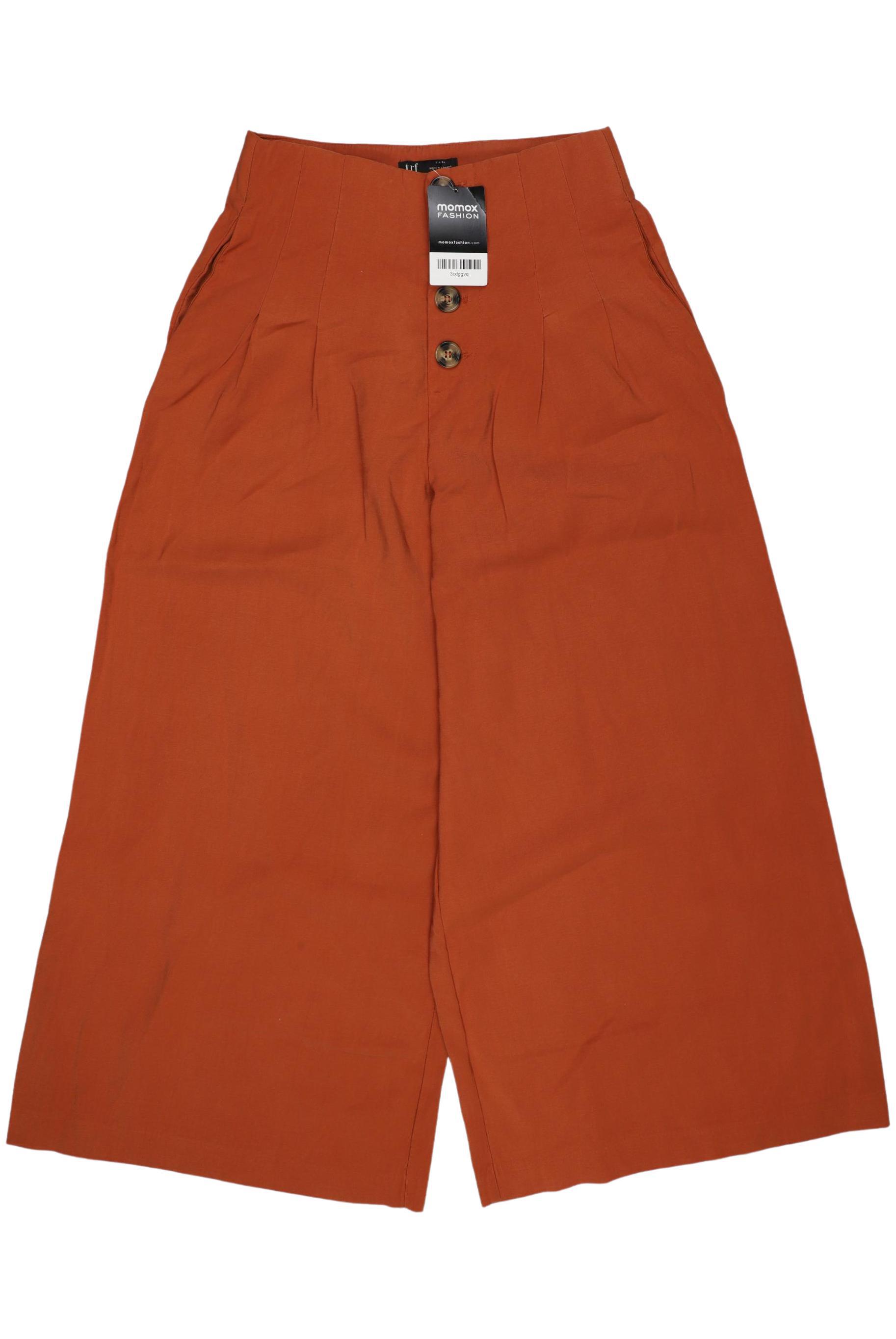 

TRF by Zara Damen Stoffhose, orange, Gr. 0