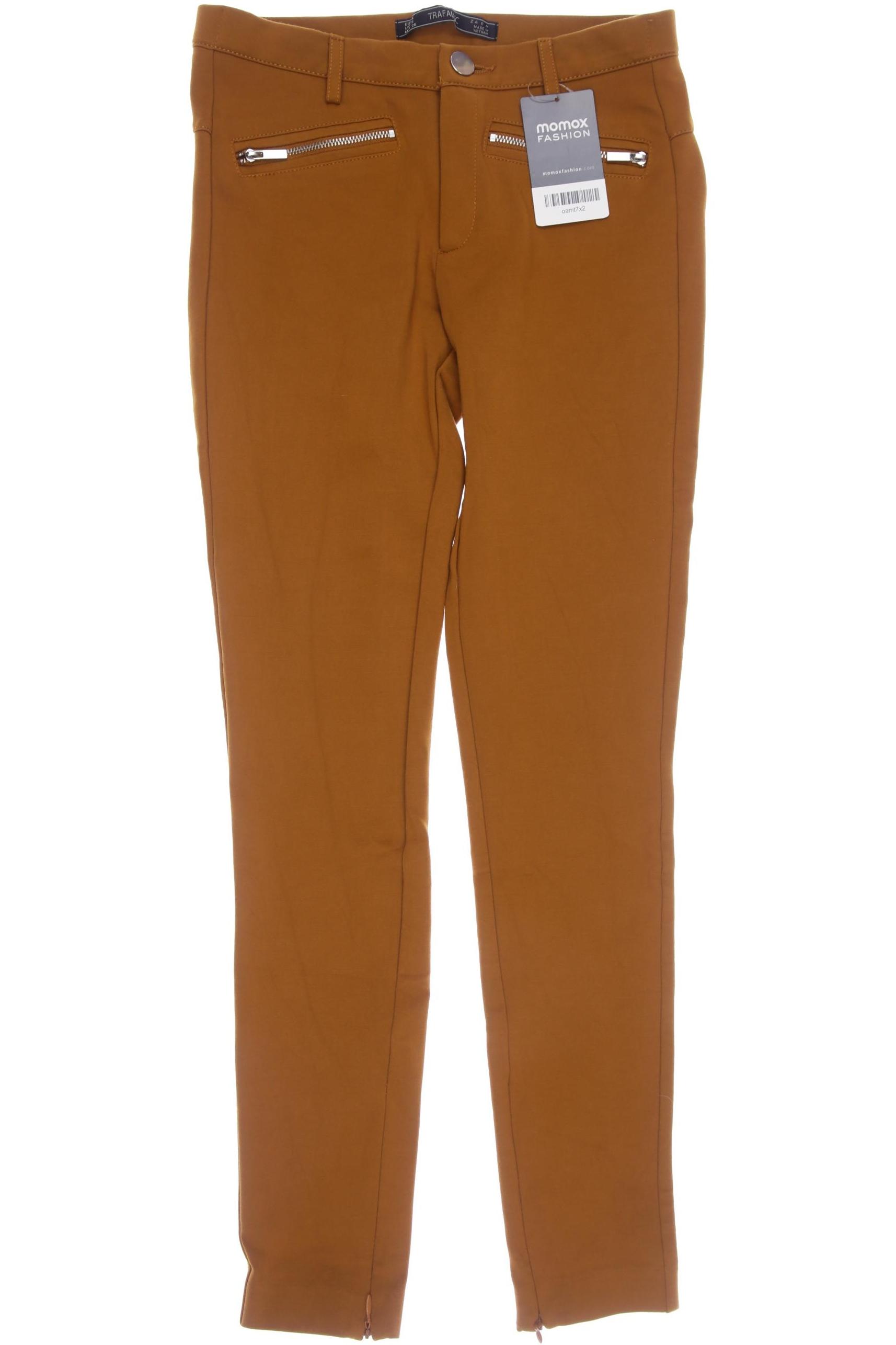

TRF by Zara Damen Stoffhose, orange, Gr. 0