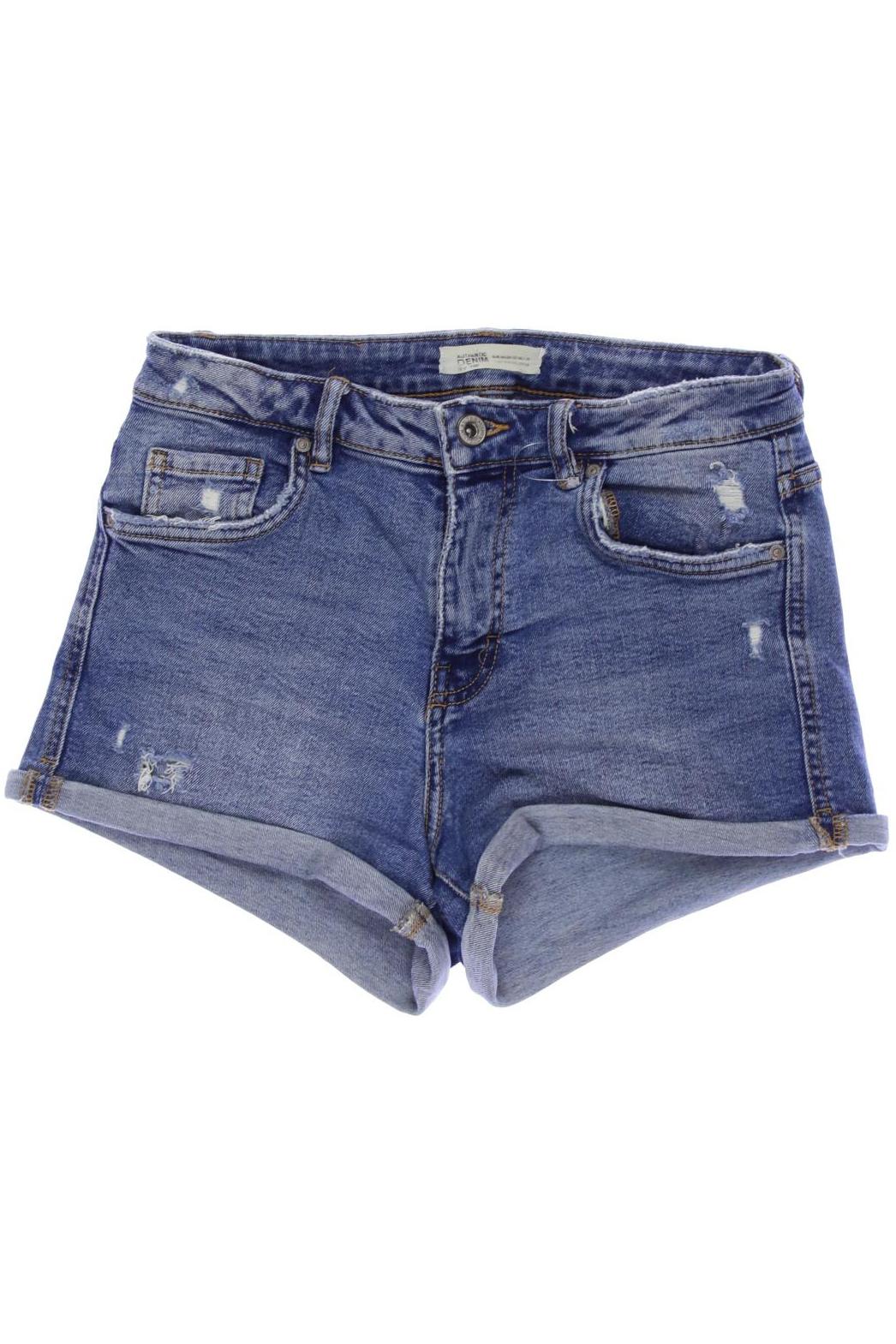 

TRF by Zara Damen Shorts, blau, Gr. 34