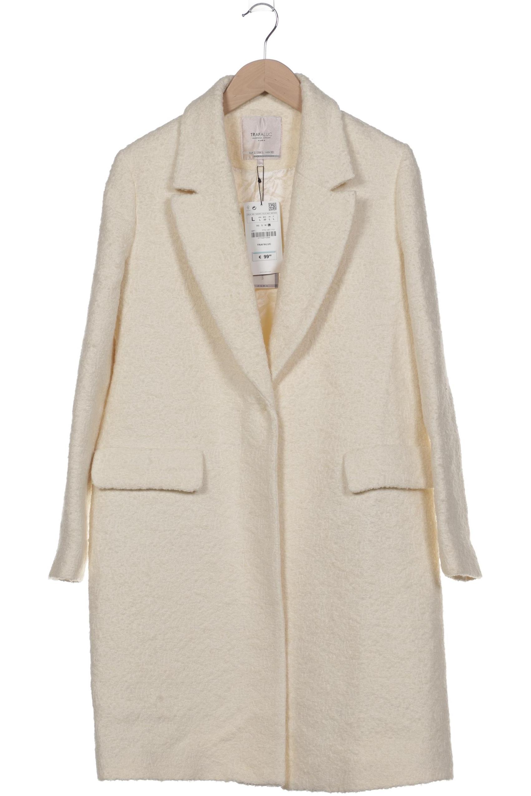 

TRF by Zara Damen Mantel, cremeweiß, Gr. 42
