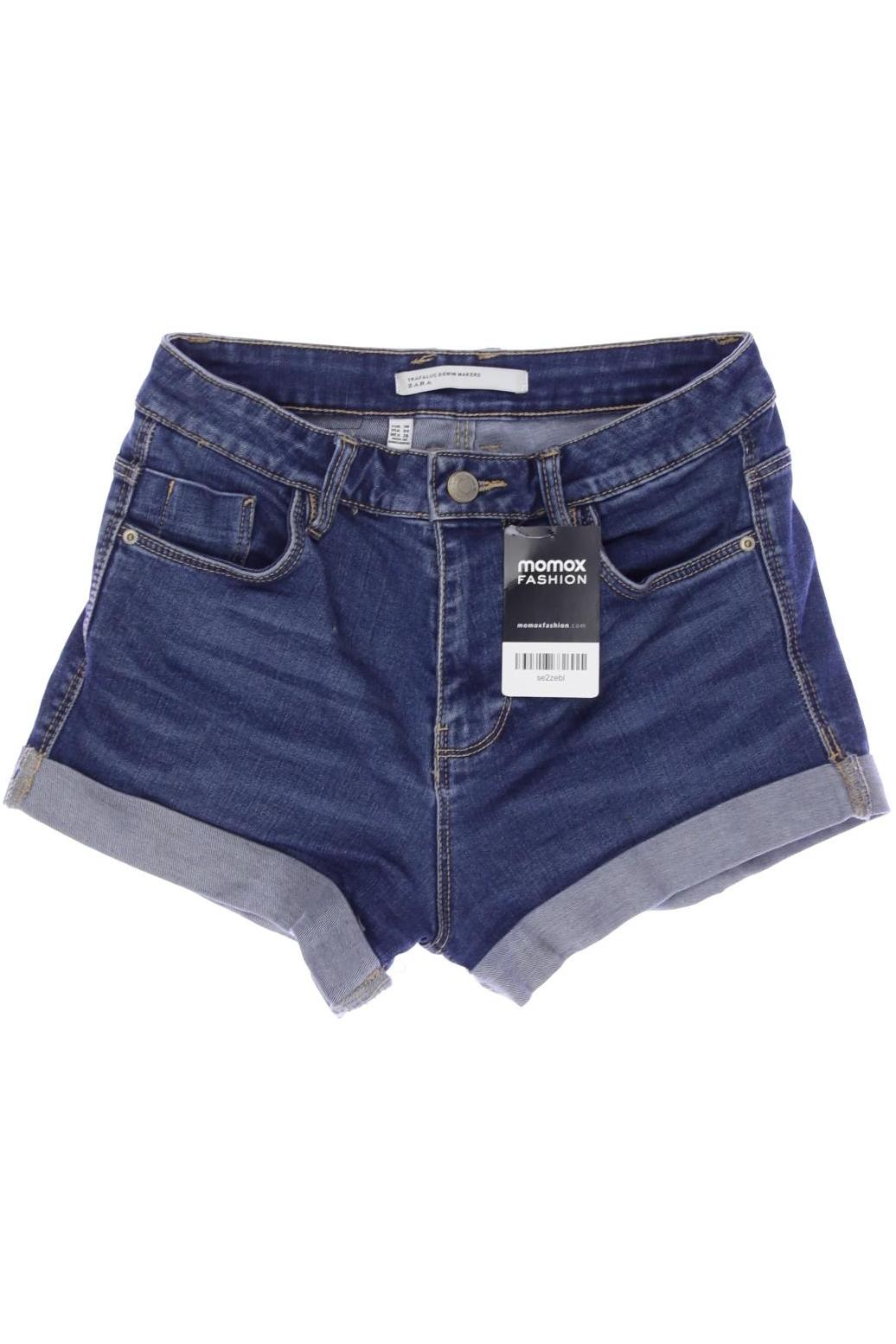 

TRF by Zara Damen Shorts, blau, Gr. 36