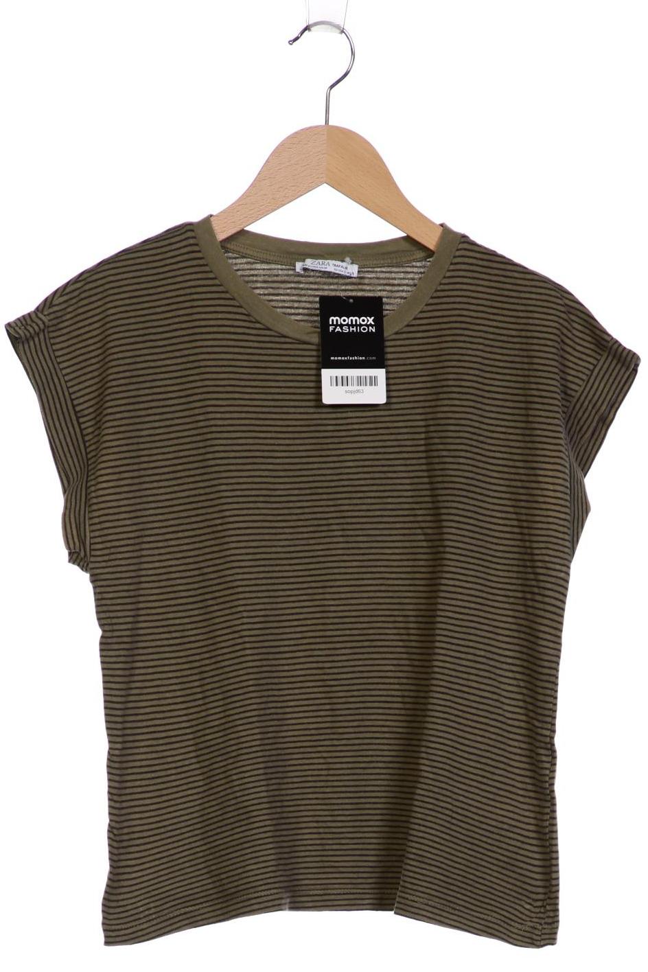 

TRF by Zara Damen T-Shirt, grün, Gr. 36