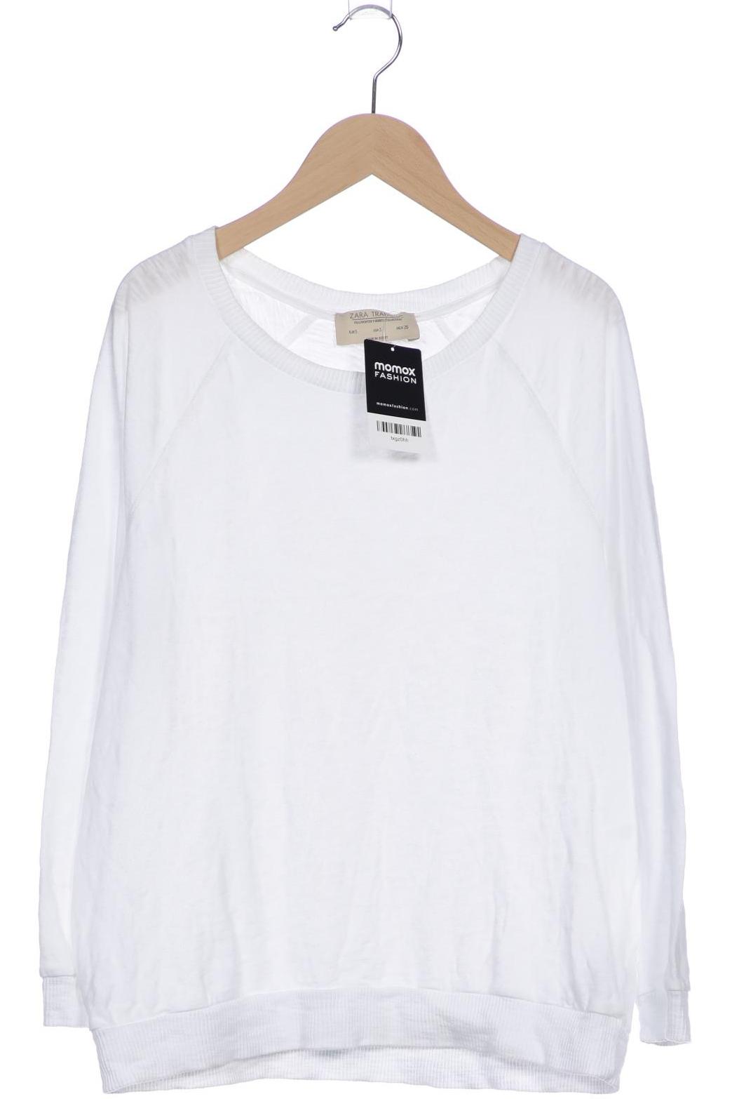 

TRF by Zara Damen Langarmshirt, weiß, Gr. 36