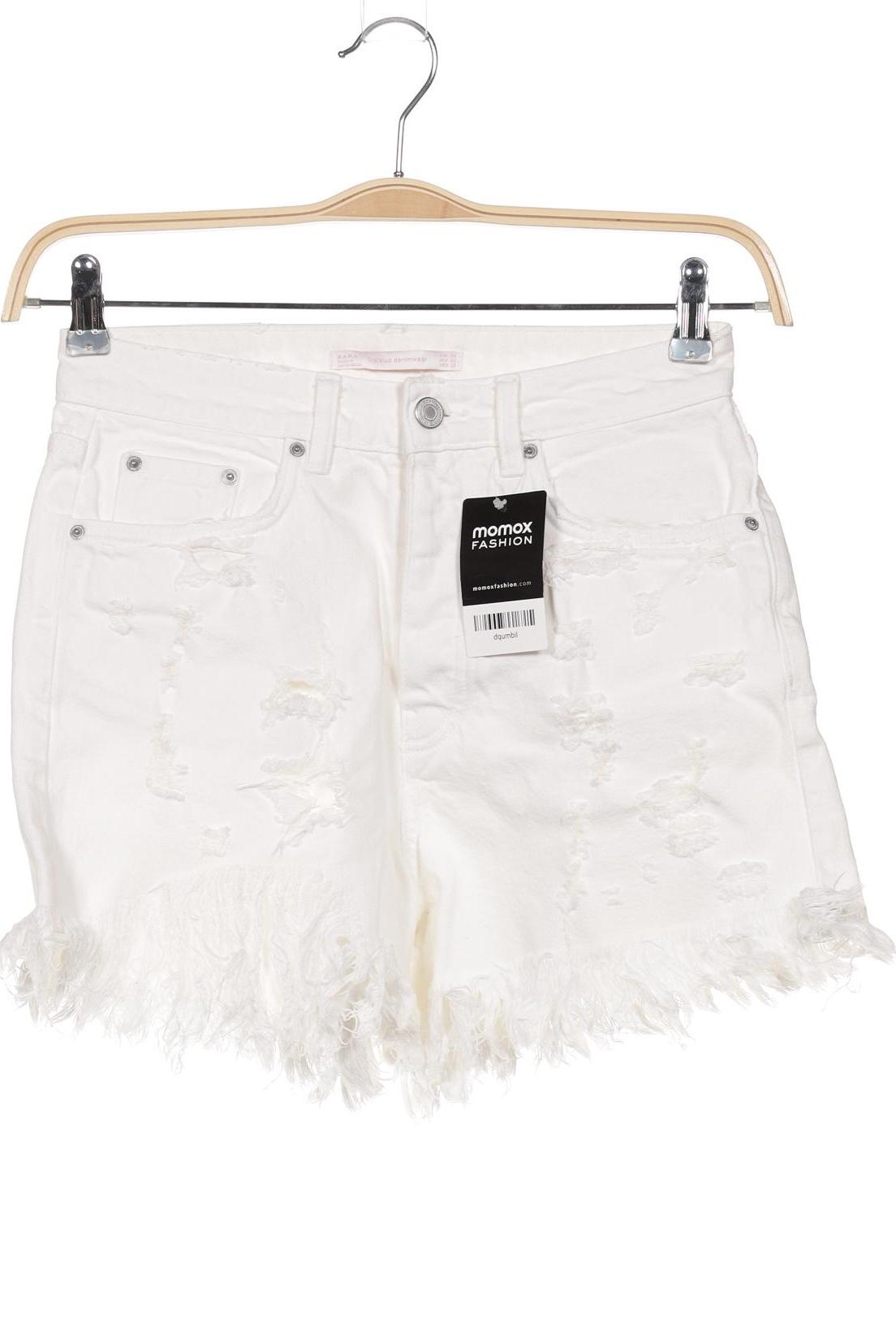 

TRF by Zara Damen Shorts, weiß, Gr. 36