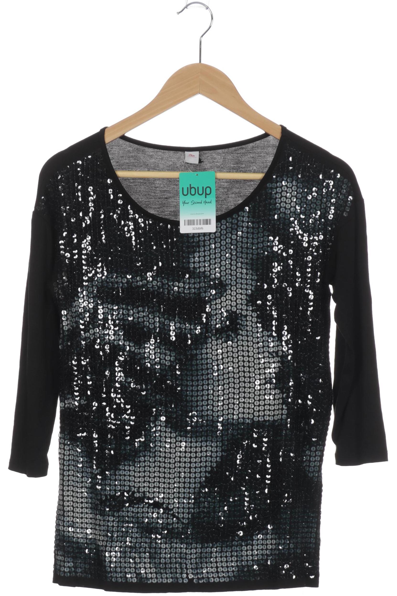 

Triangle Damen Bluse, schwarz, Gr. 34