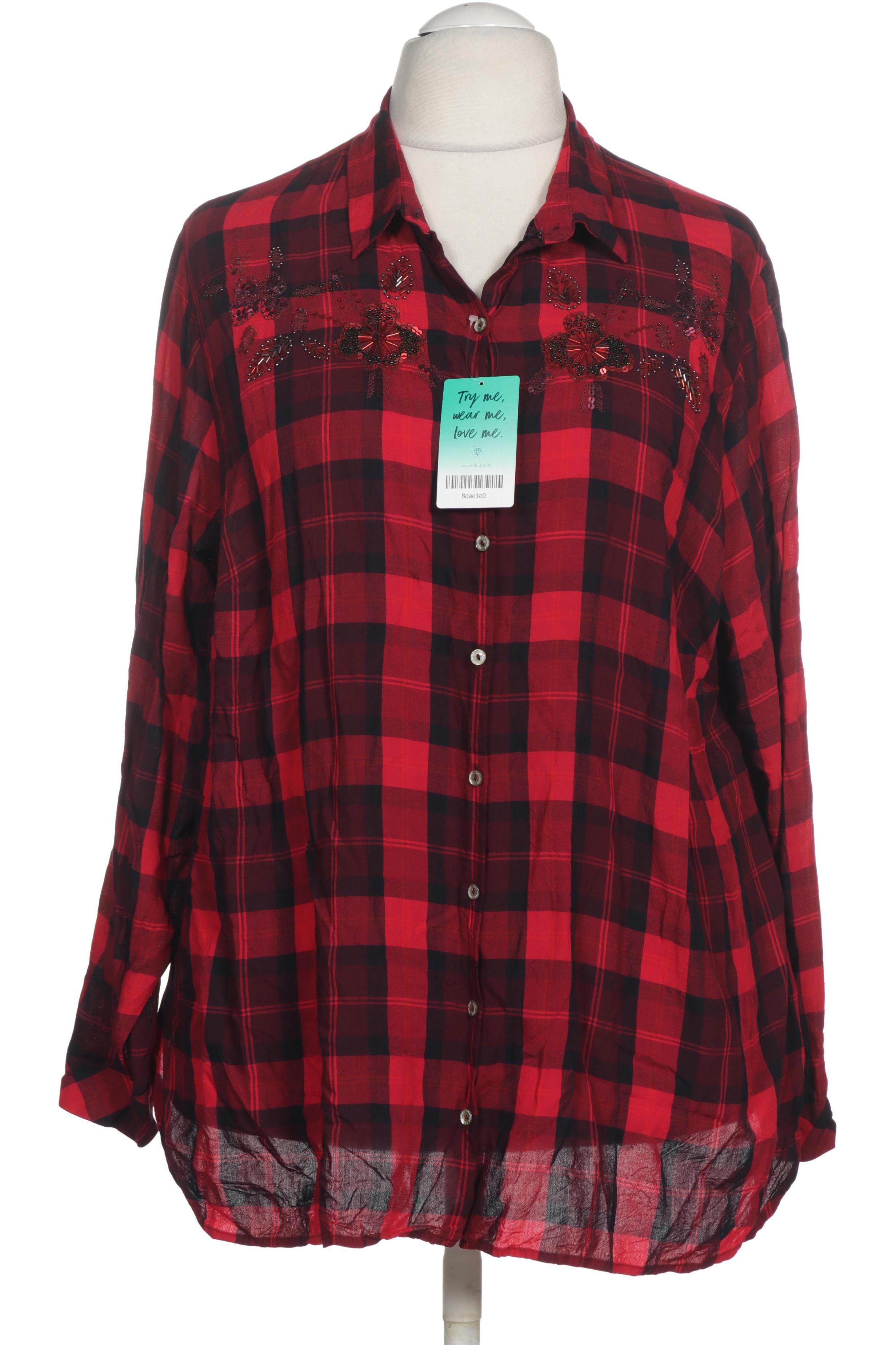 

Triangle Damen Bluse, rot, Gr. 54