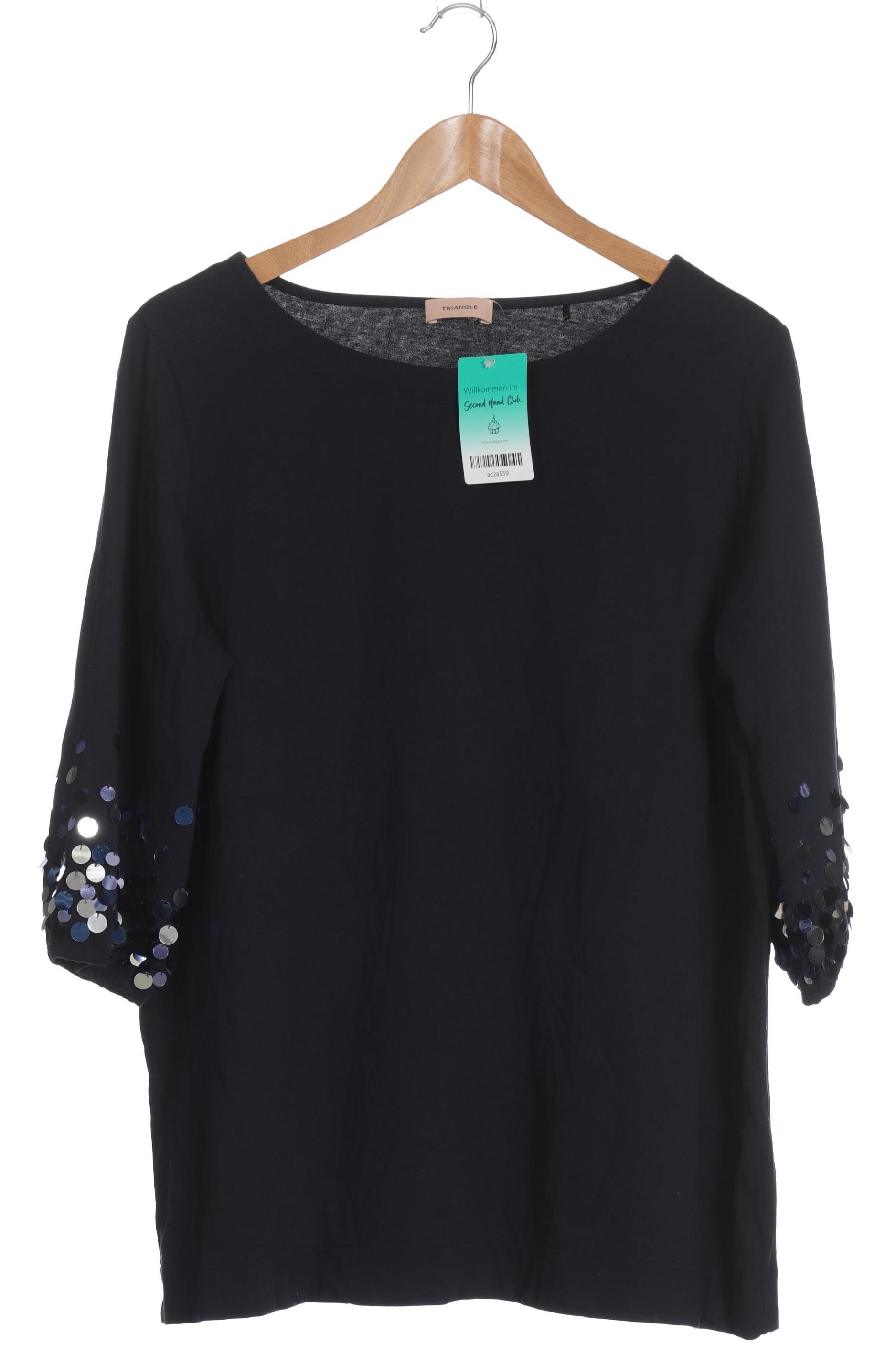 

Triangle Damen Bluse, blau, Gr.