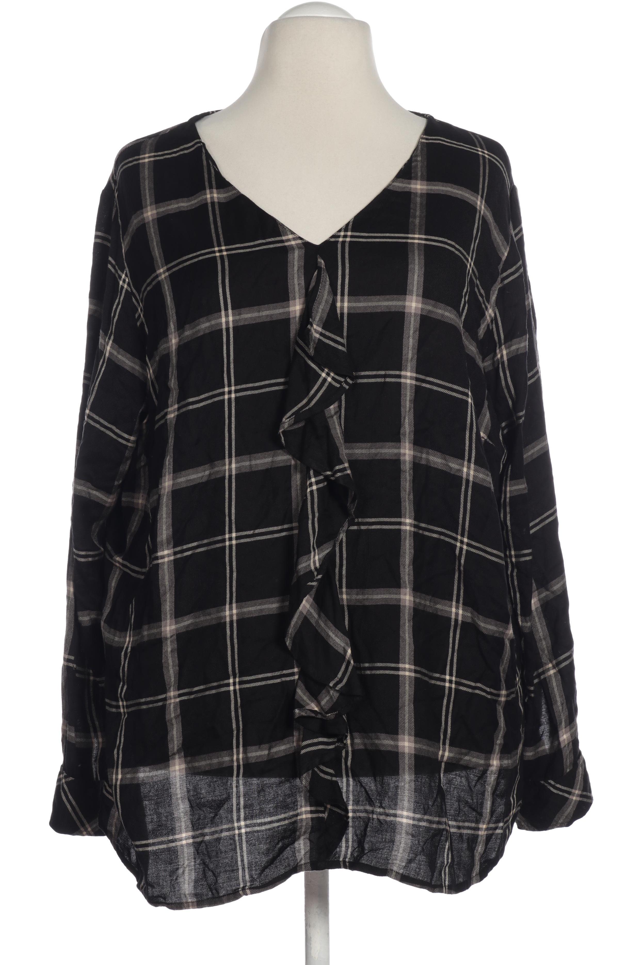 

Triangle Damen Bluse, schwarz, Gr. 54