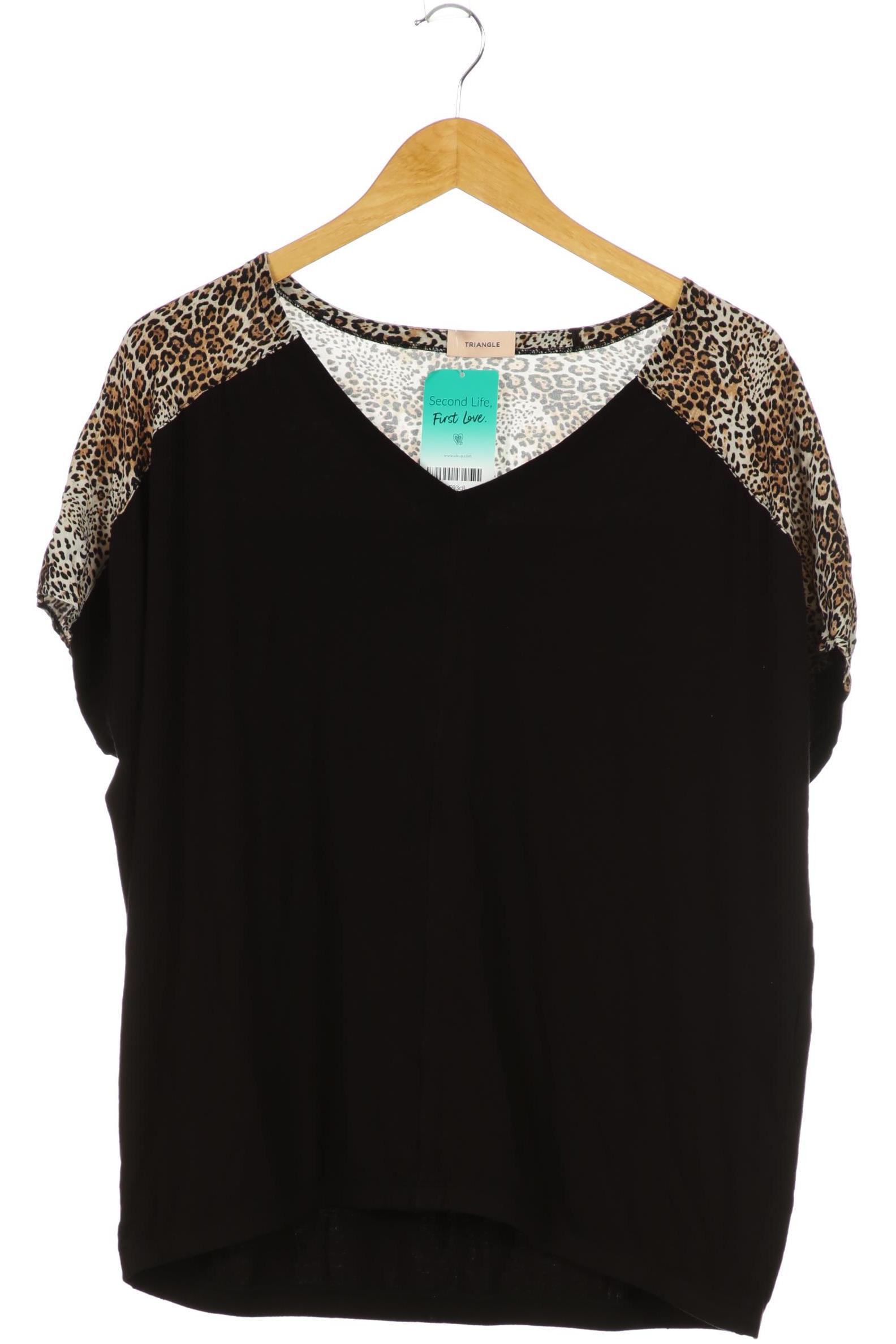 

Triangle Damen Bluse, schwarz, Gr. 46