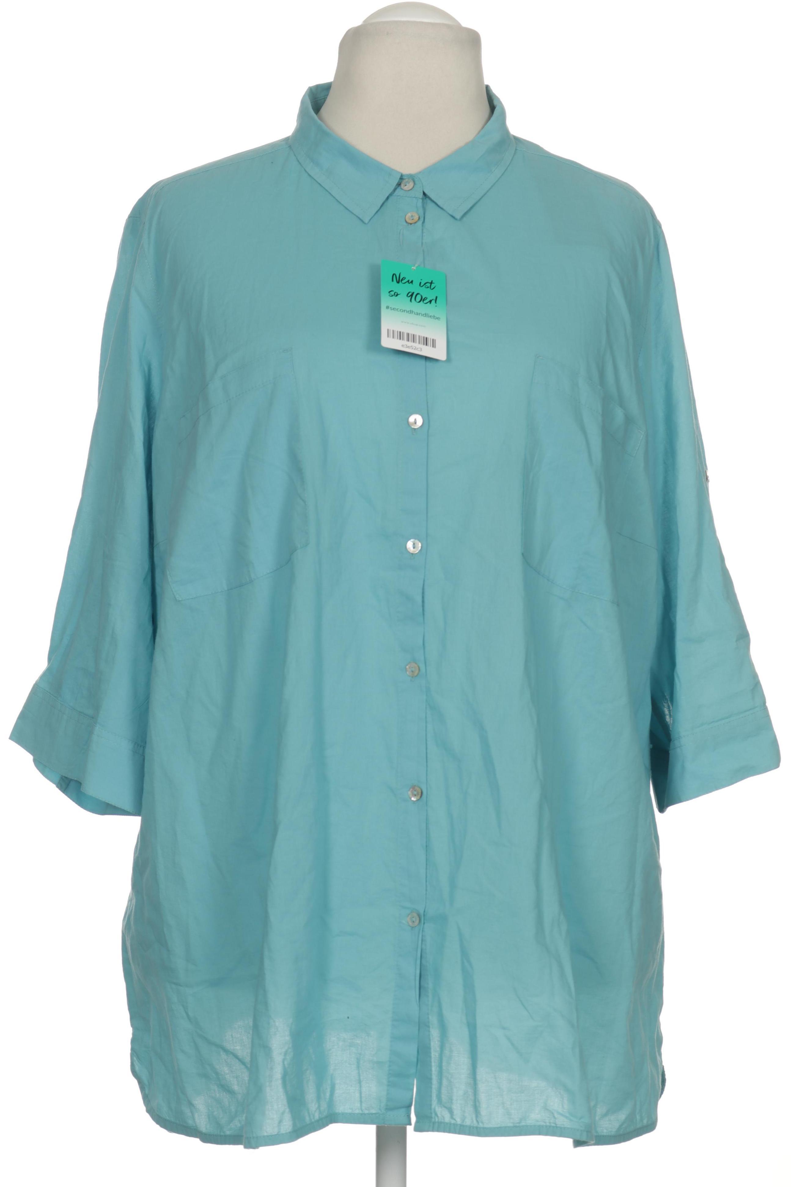 

Triangle Damen Bluse, türkis, Gr. 54