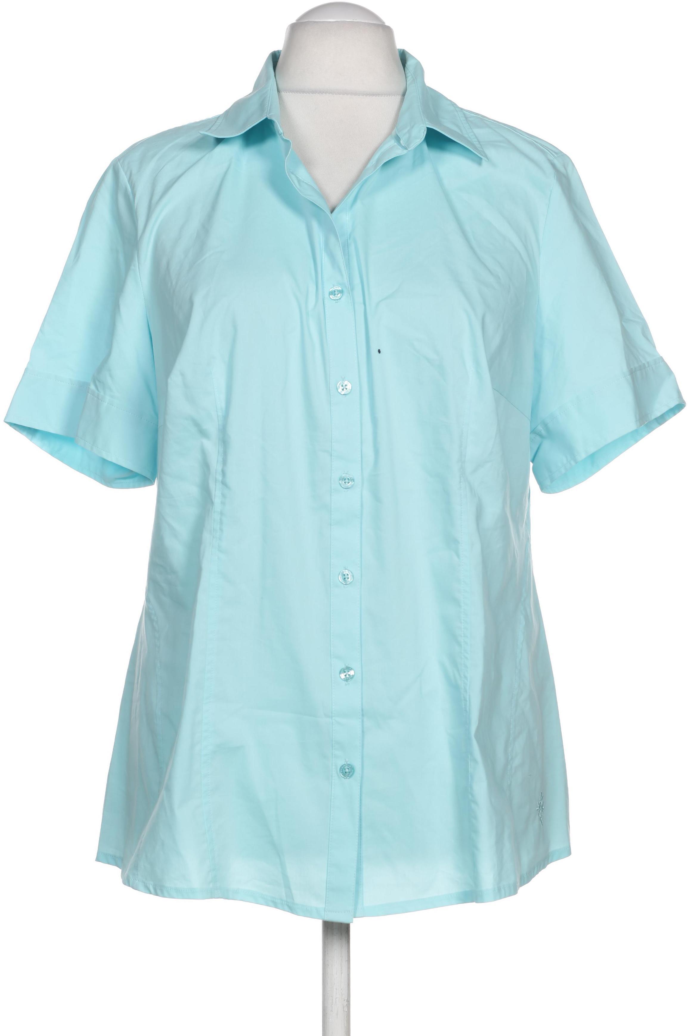 

Triangle Damen Bluse, blau, Gr. 48