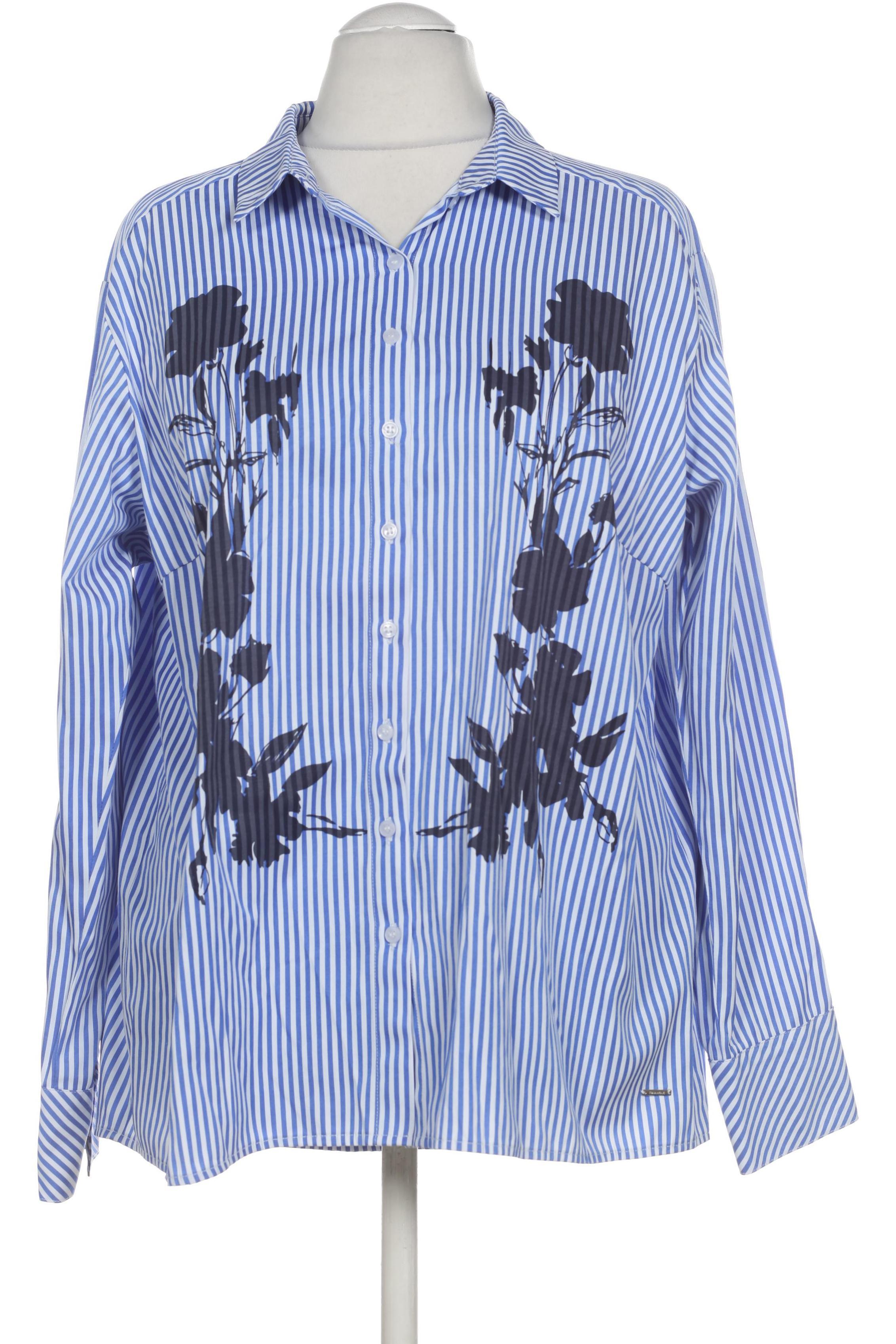 

Triangle Damen Bluse, blau, Gr. 48