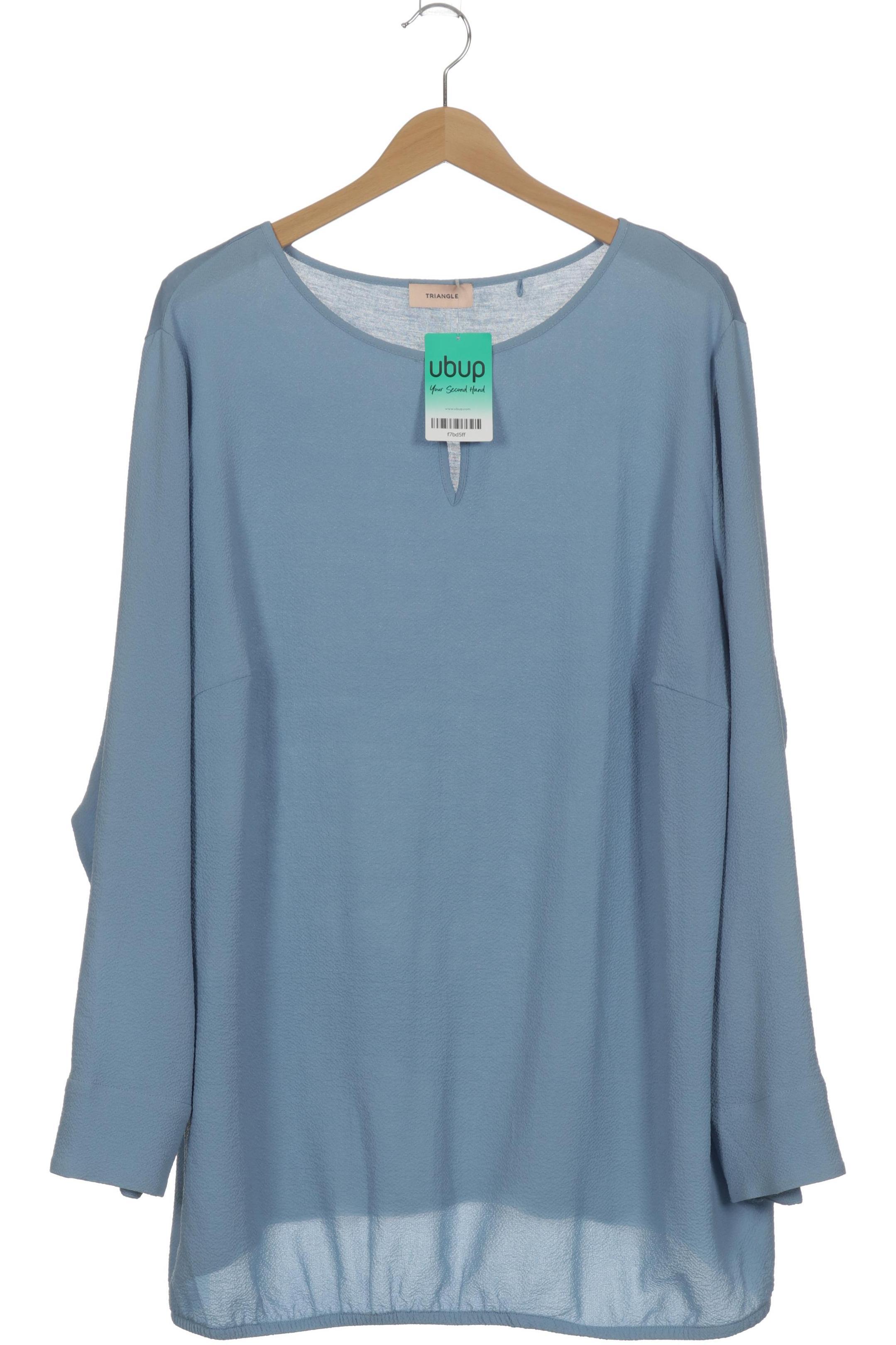 

Triangle Damen Bluse, blau, Gr. 50