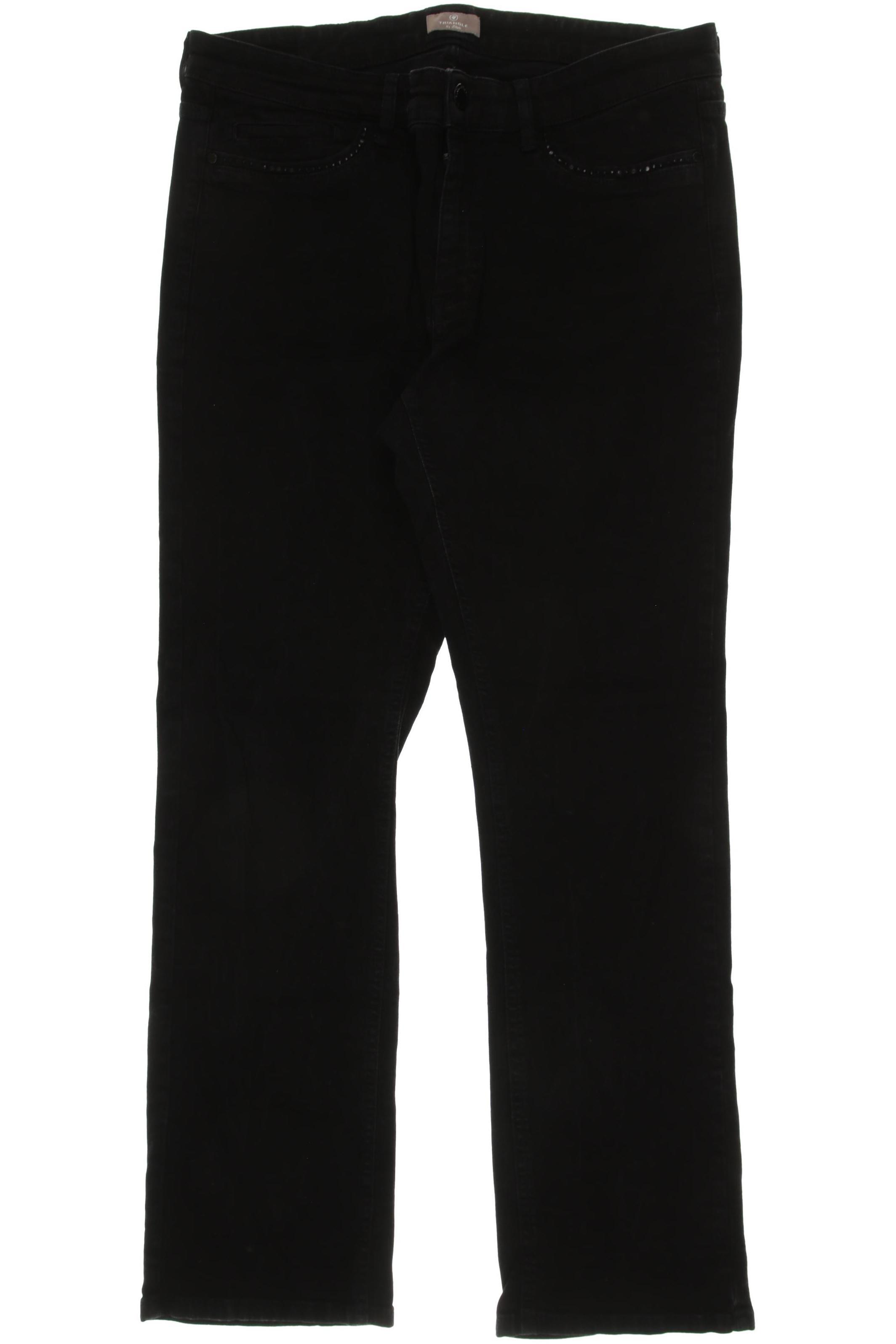 

Triangle Damen Jeans, schwarz, Gr. 46