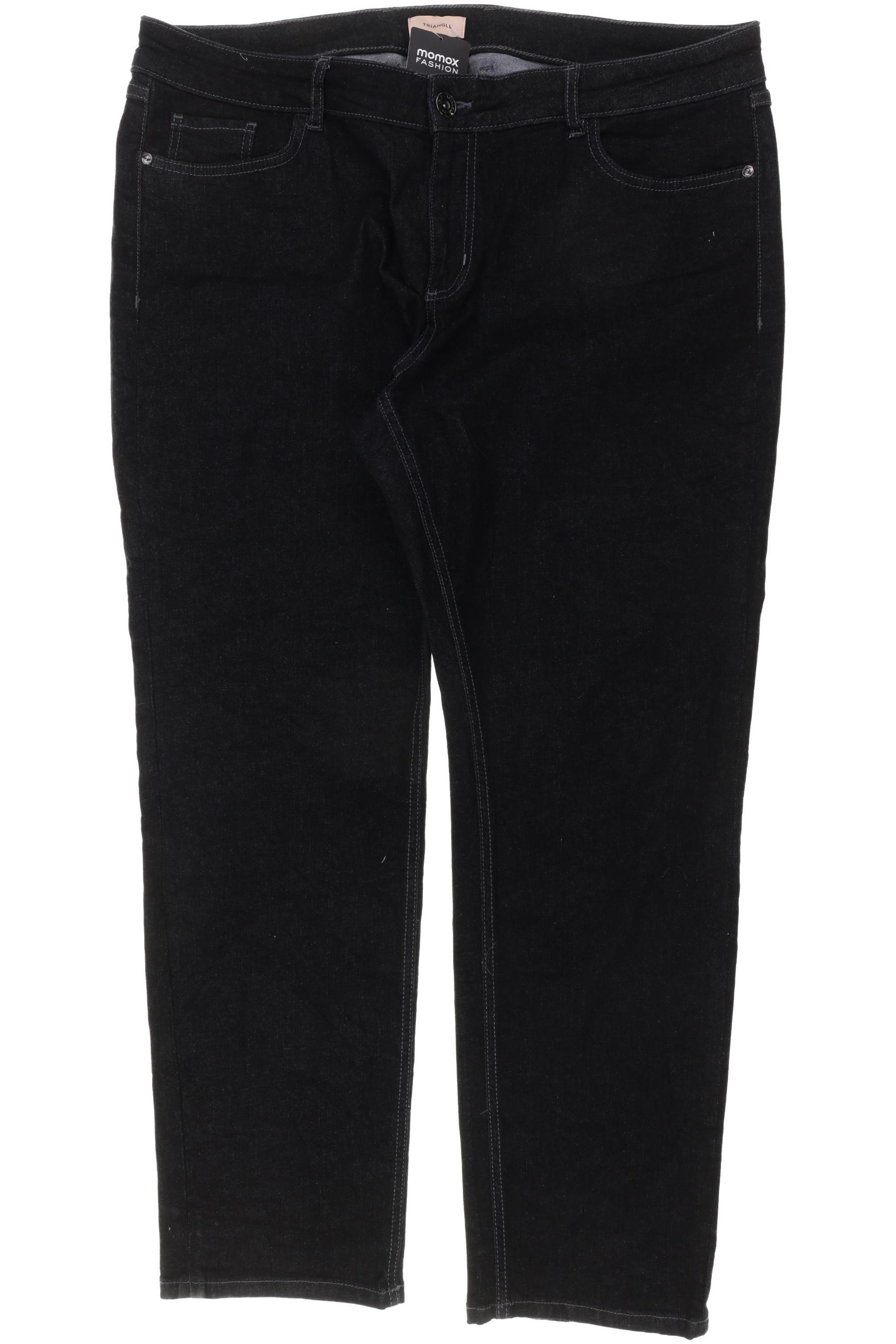 

Triangle Damen Jeans, schwarz, Gr. 48