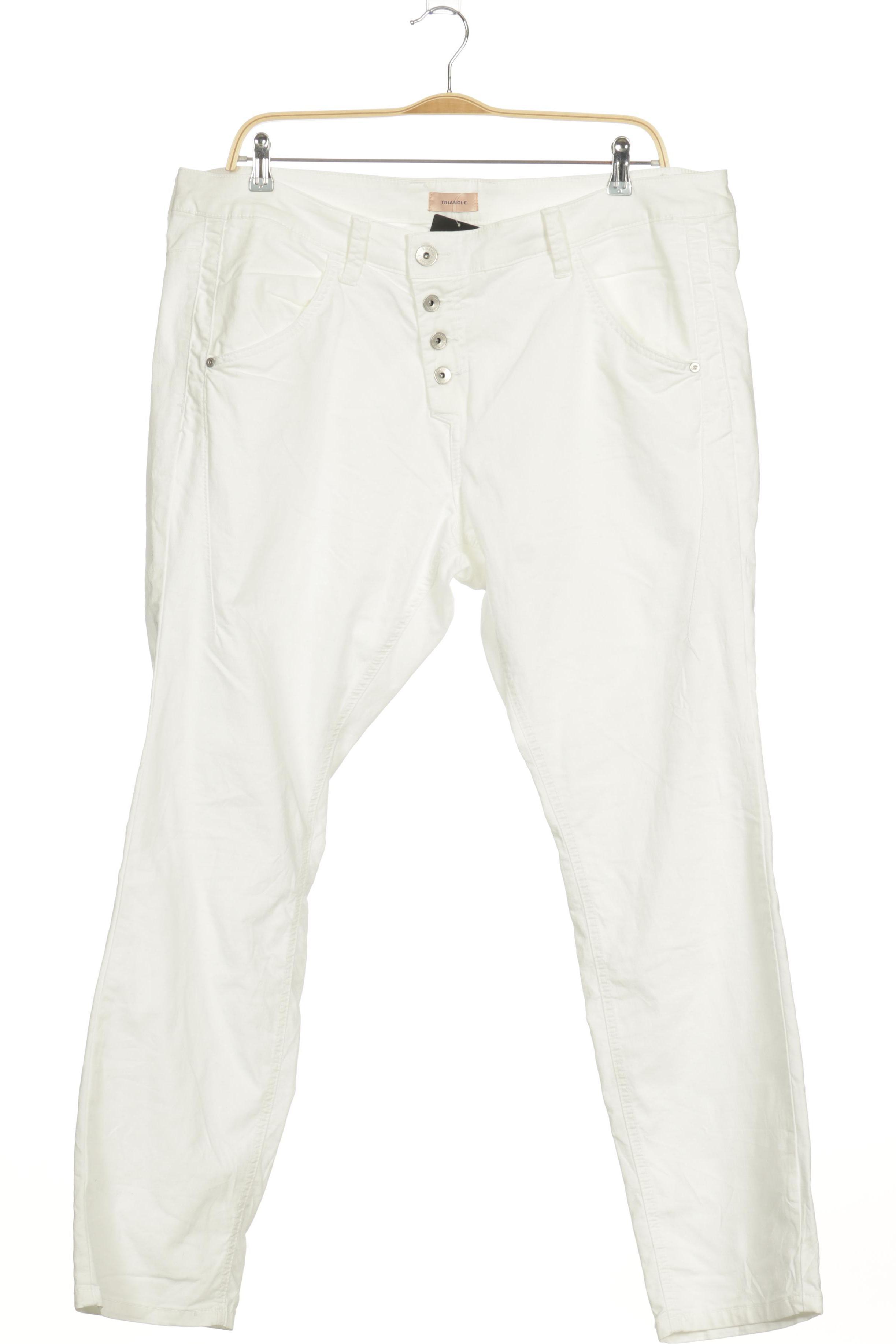 

Triangle Damen Jeans, weiß, Gr. 52
