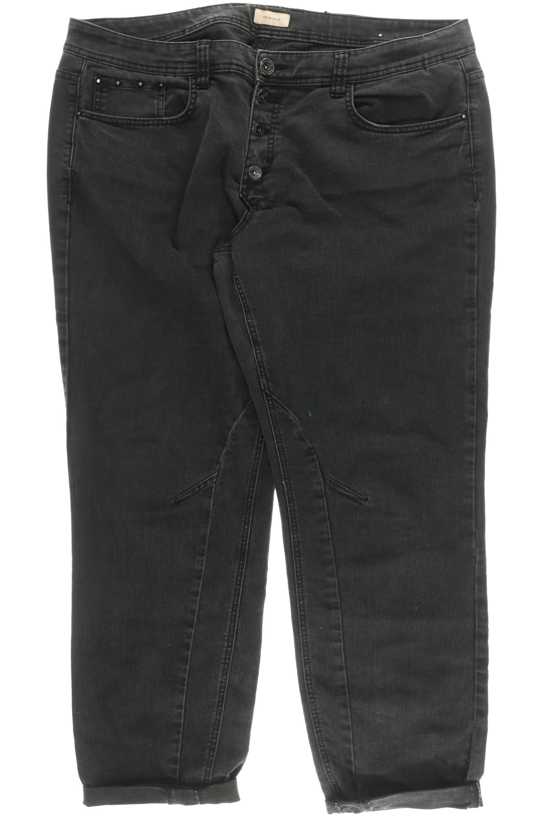 

Triangle Damen Jeans, schwarz, Gr. 50