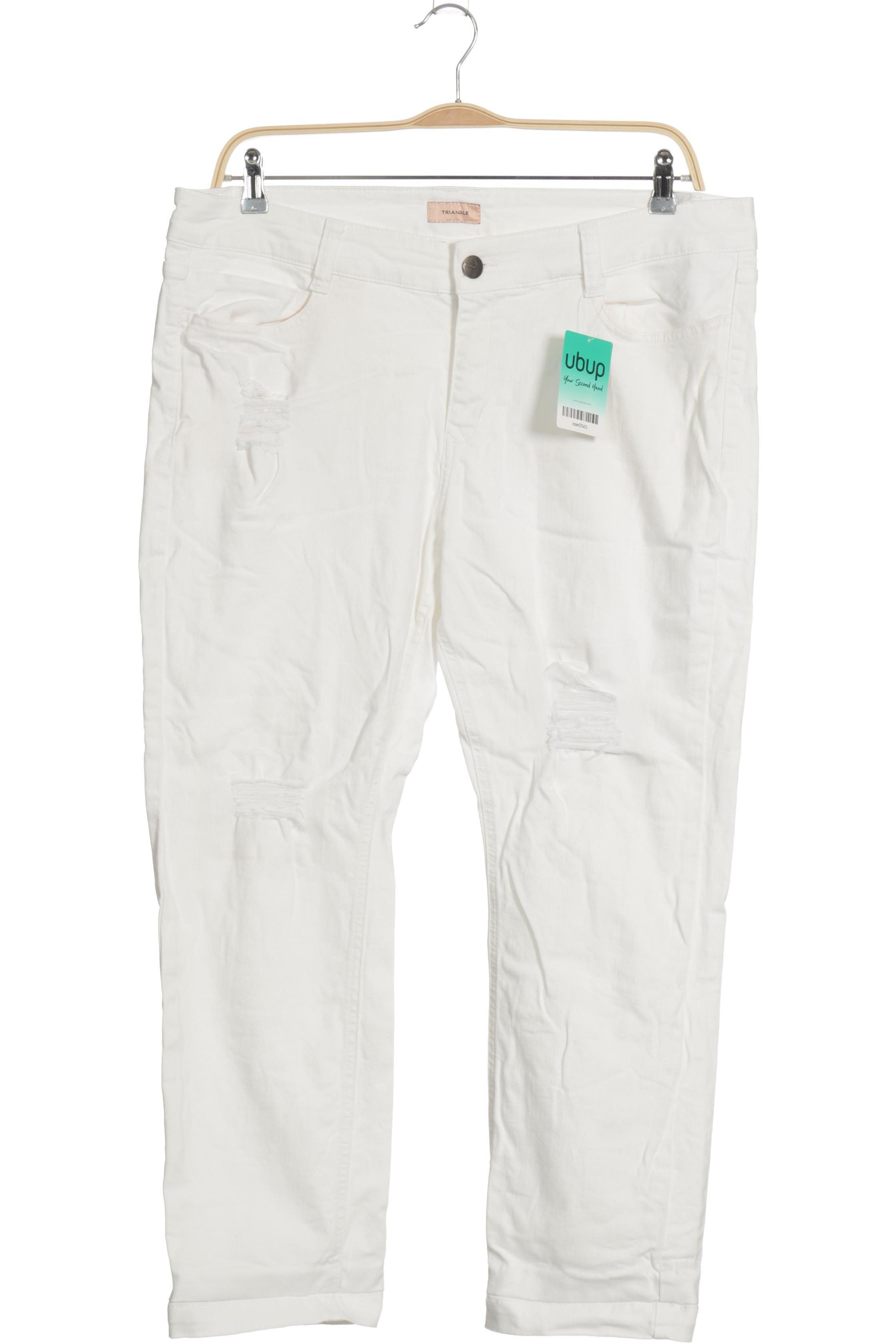 

Triangle Damen Jeans, weiß, Gr. 46