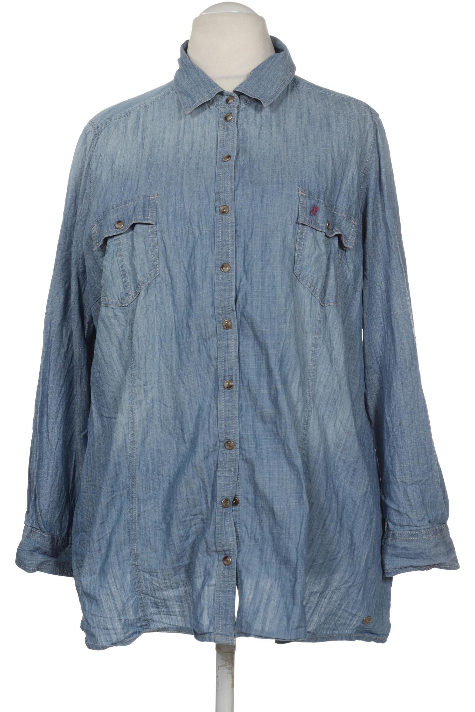 

Triangle Damen Bluse, blau, Gr. 50