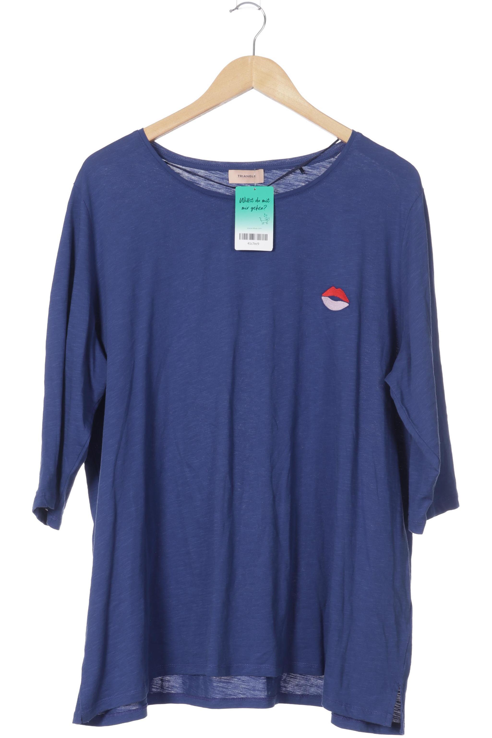 

Triangle Damen Langarmshirt, blau, Gr. 54