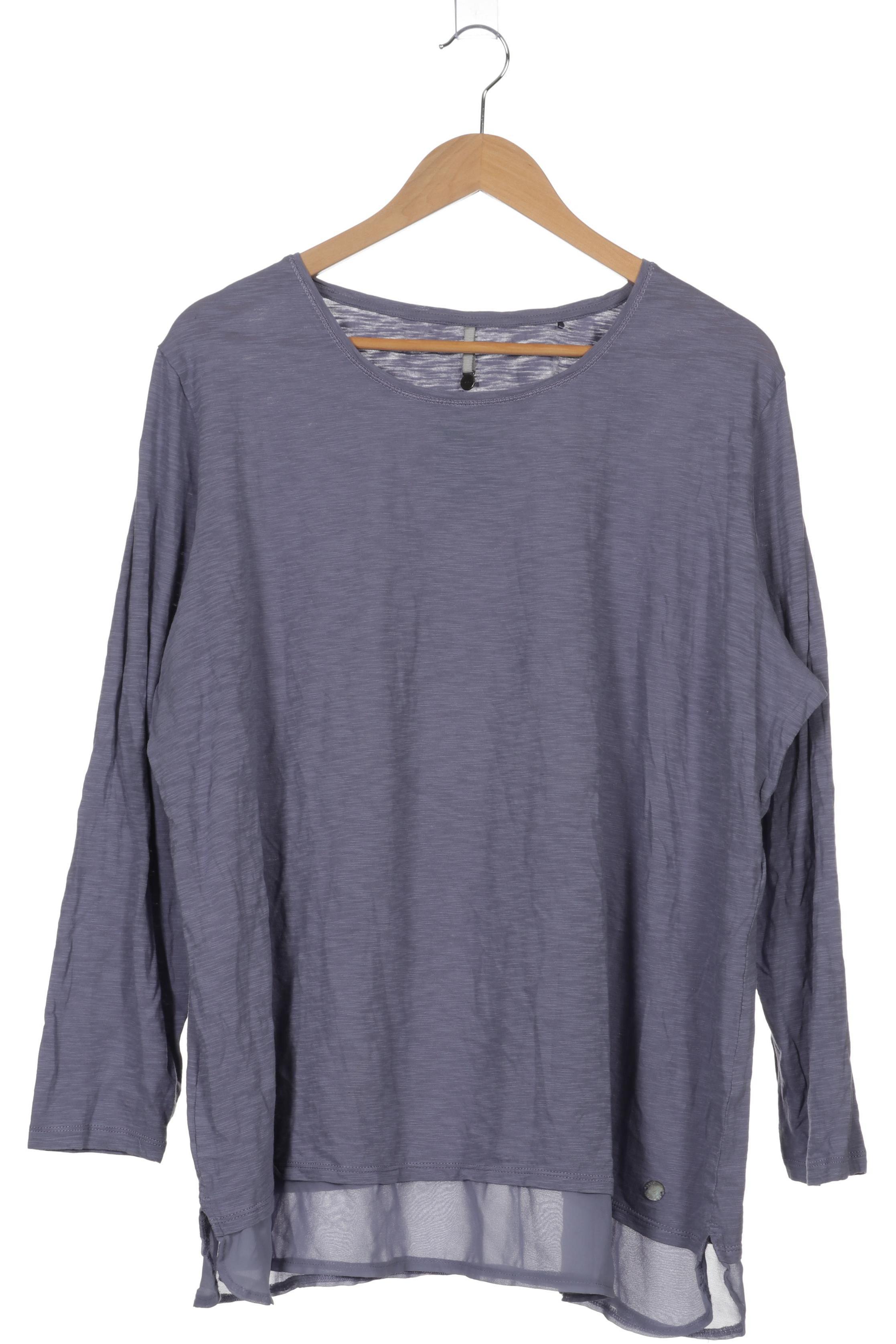 

Triangle Damen Langarmshirt, blau, Gr. 54