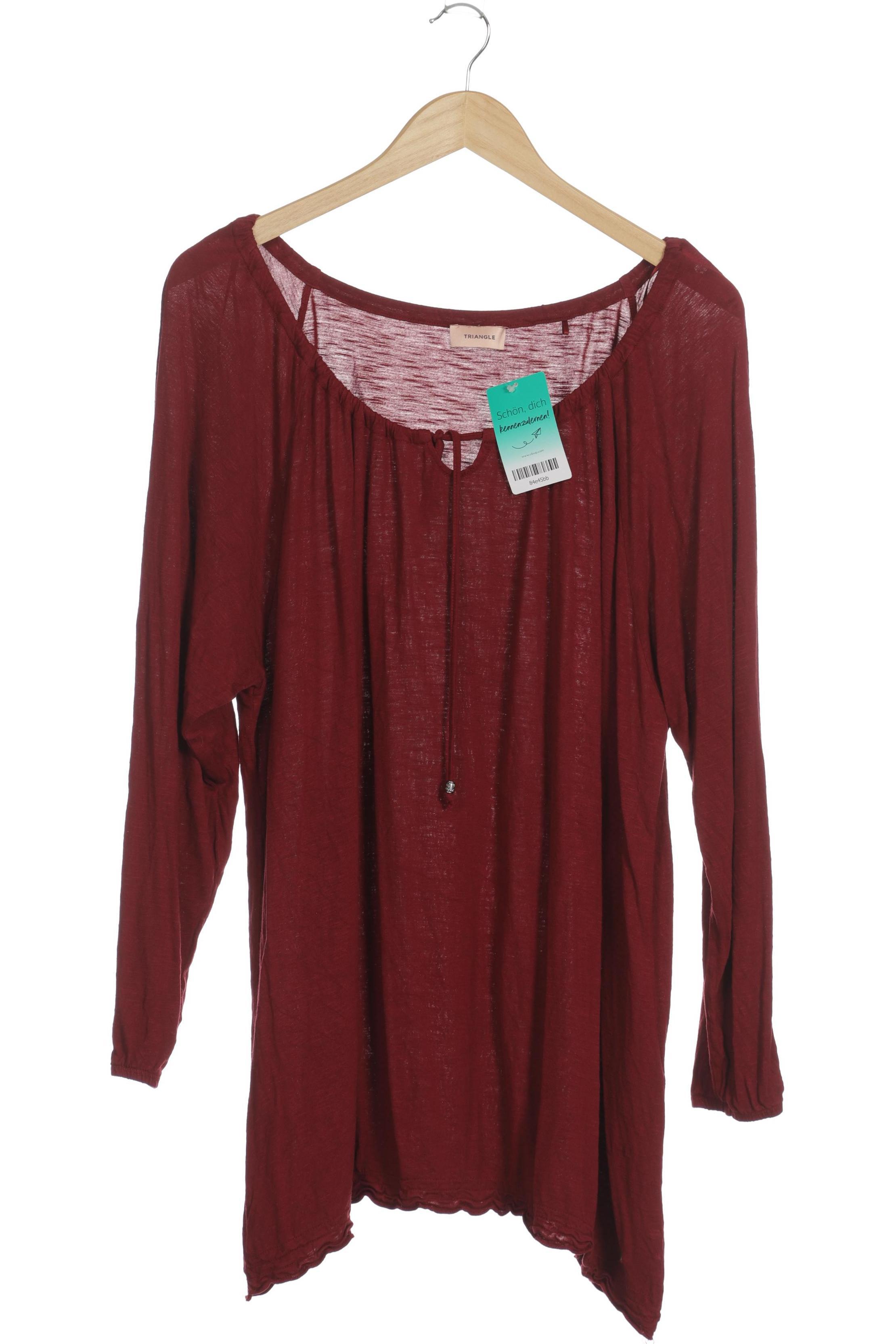 

Triangle Damen Langarmshirt, rot, Gr. 52