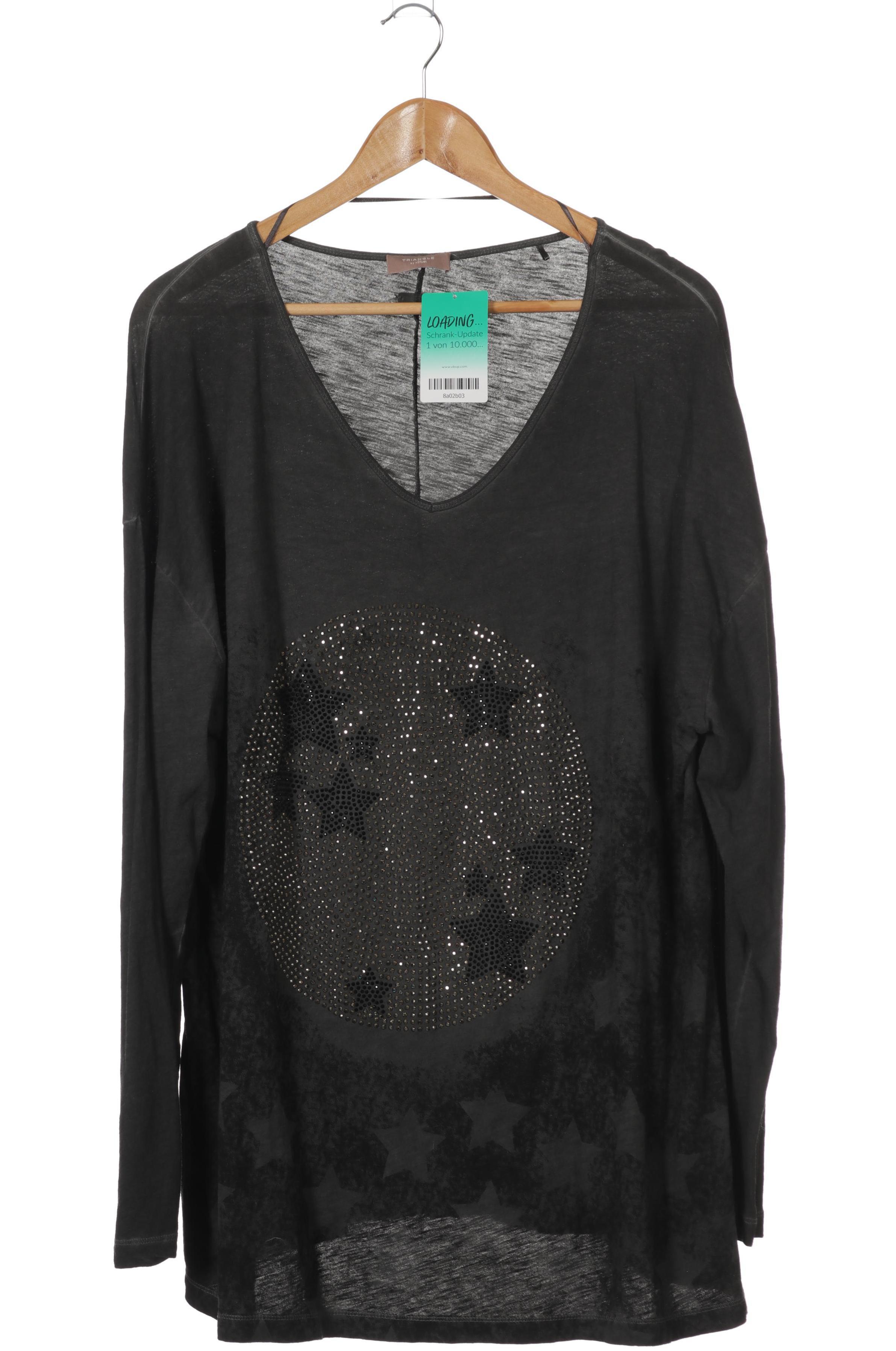 

Triangle Damen Langarmshirt, grau, Gr. 52