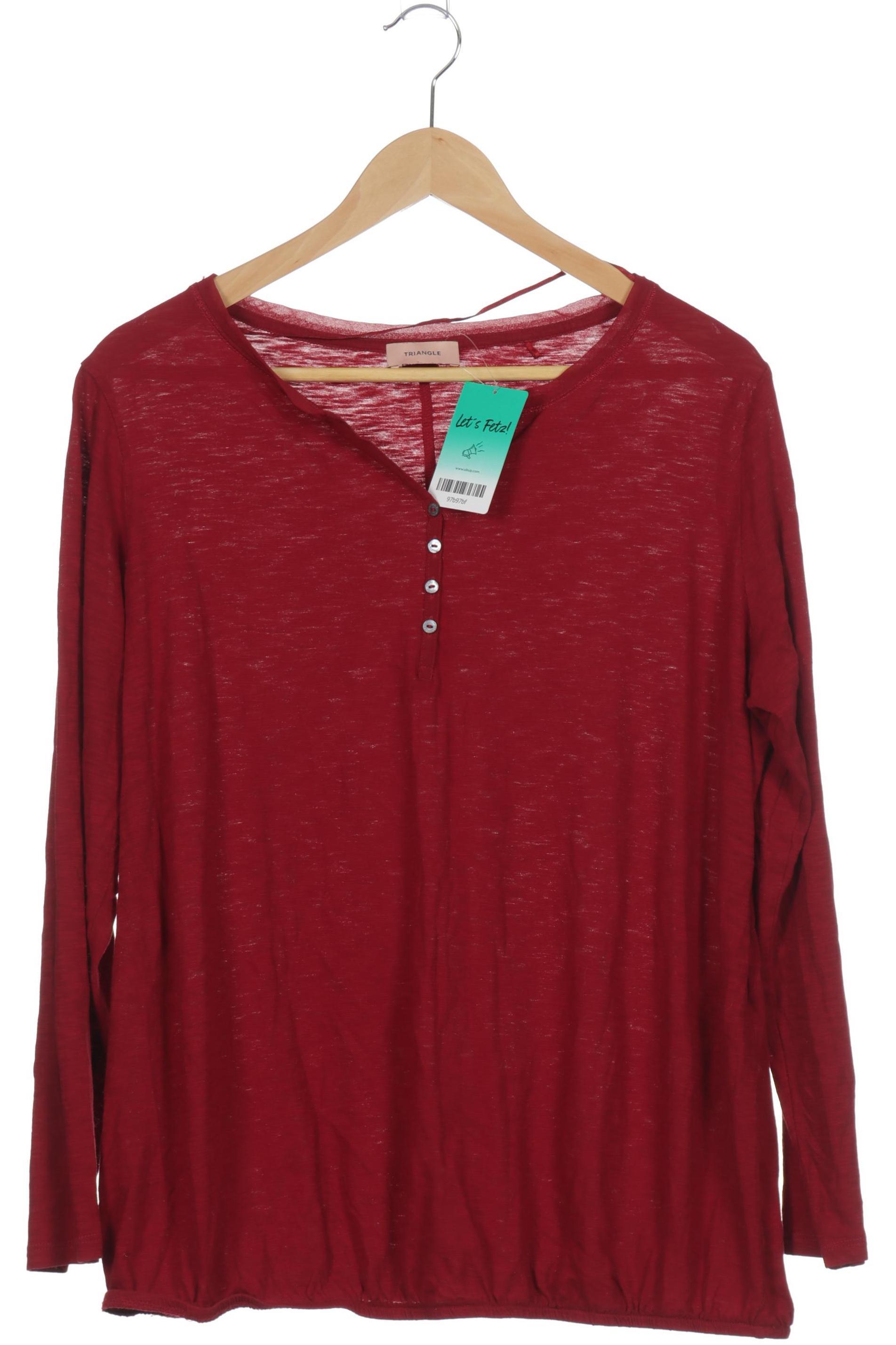

Triangle Damen Langarmshirt, rot, Gr. 44