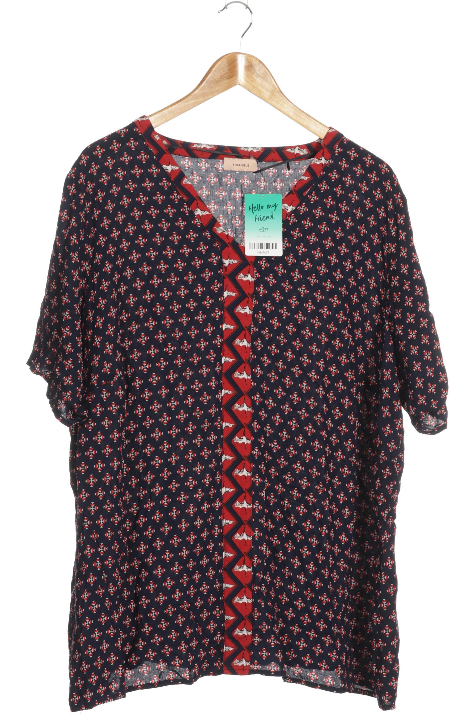 

Triangle Damen Bluse, blau, Gr. 52