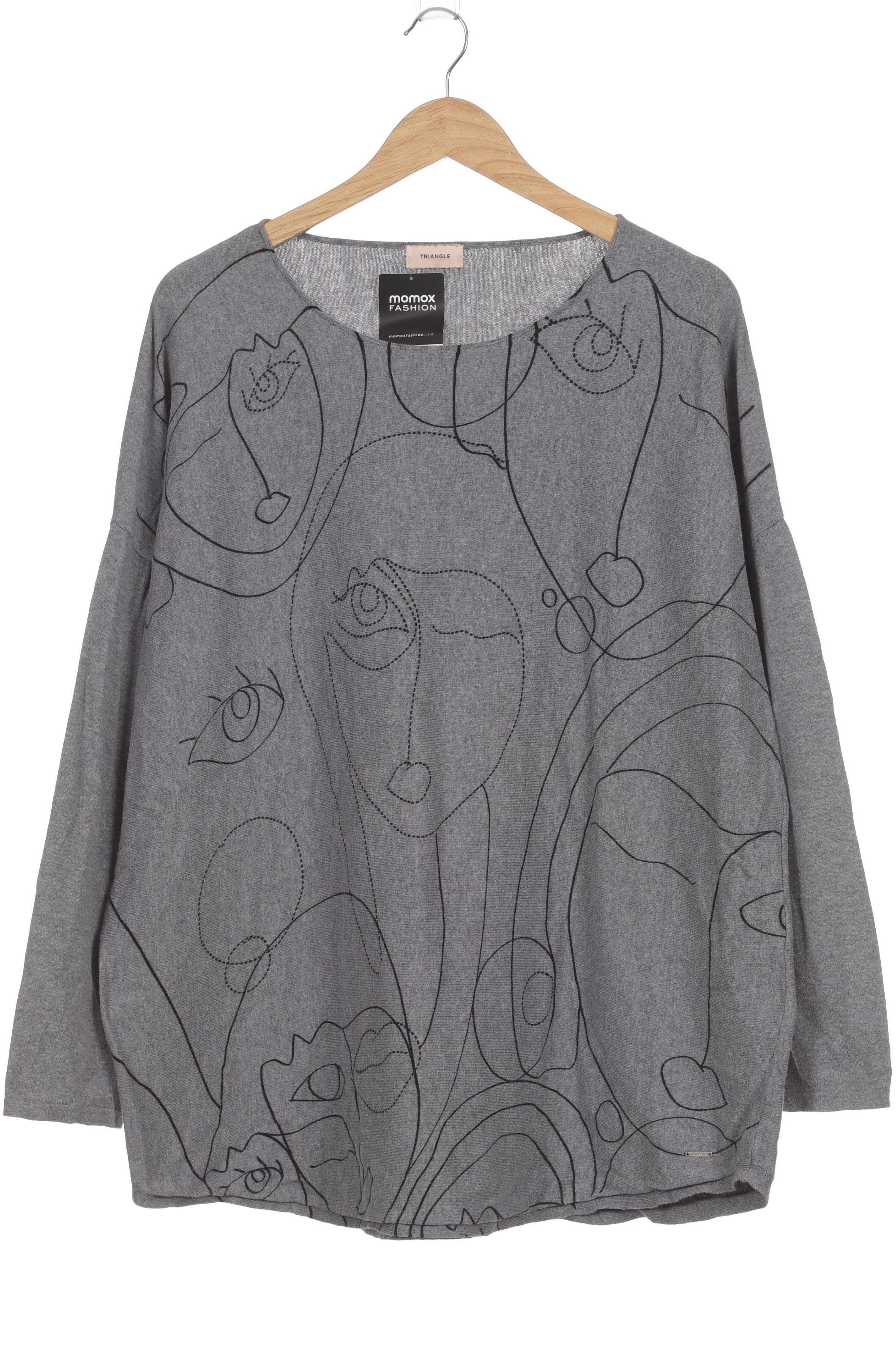 

Triangle Damen Pullover, grau, Gr. 52