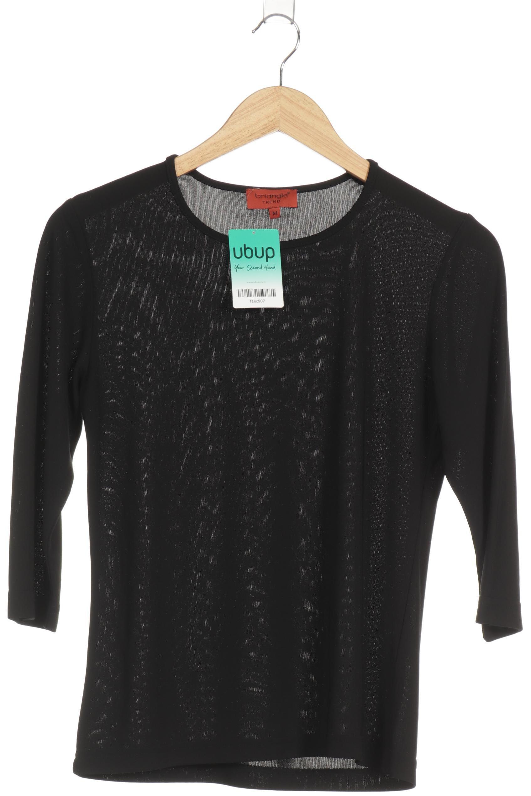 

Triangle Damen Langarmshirt, schwarz, Gr.