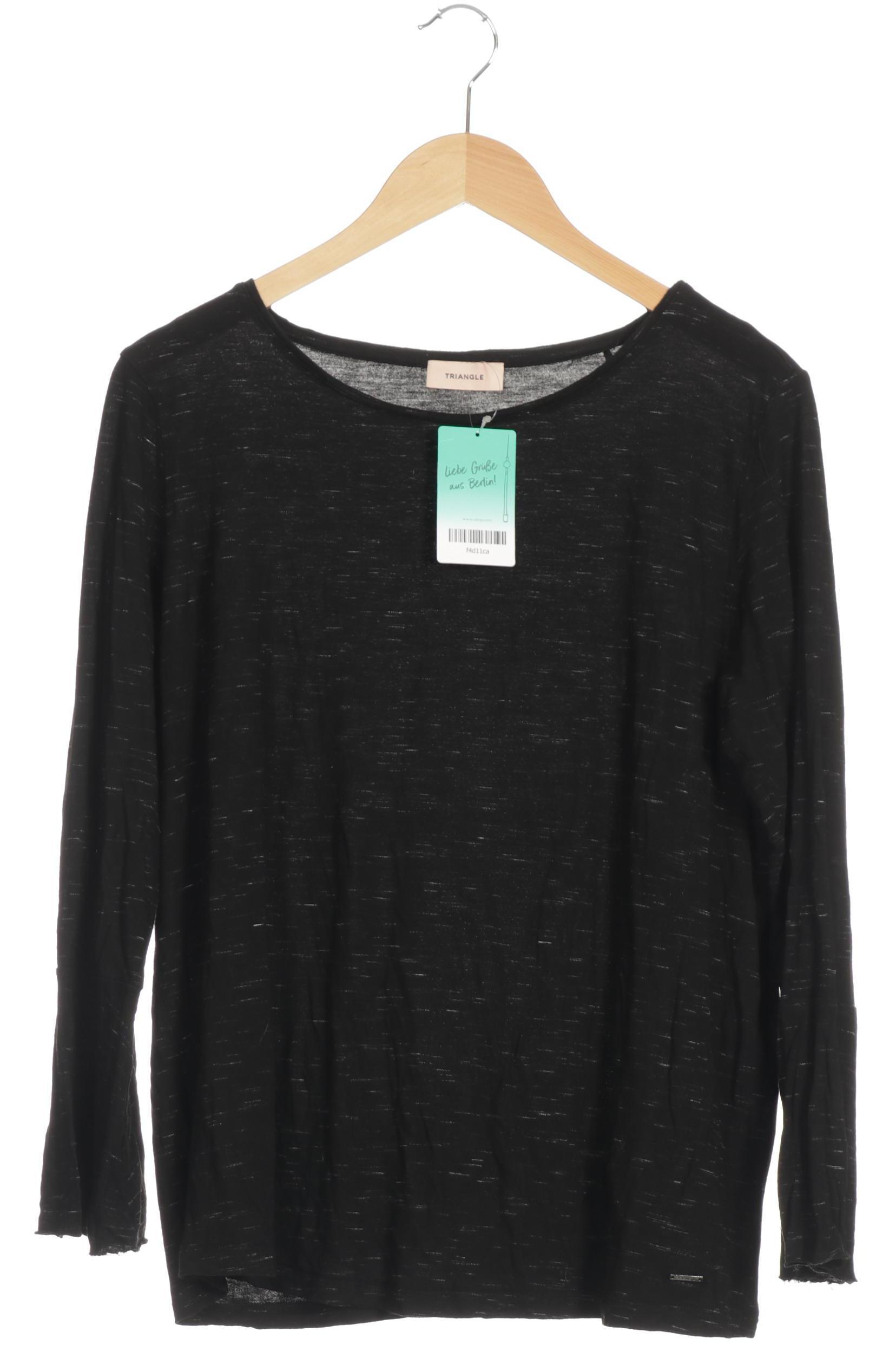 

Triangle Damen Langarmshirt, schwarz, Gr. 46
