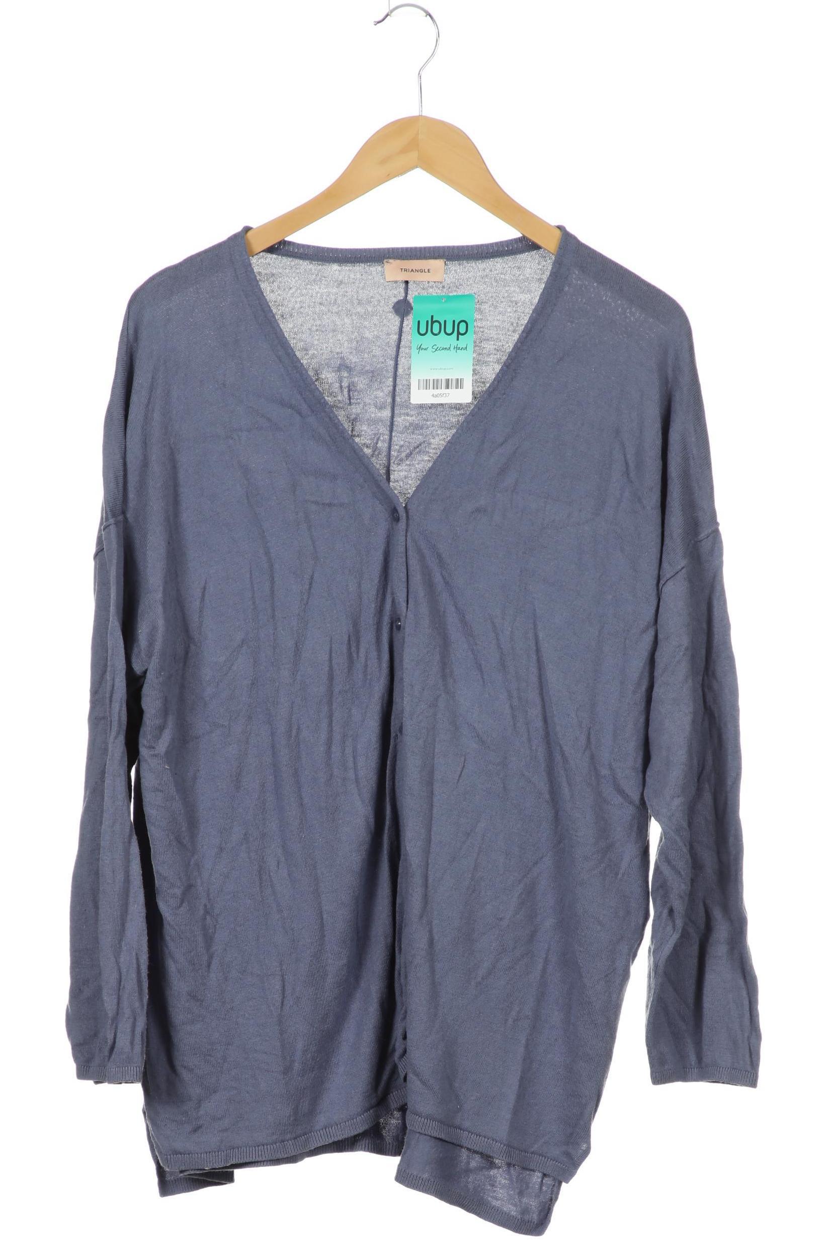 

Triangle Damen Strickjacke, blau, Gr. 50