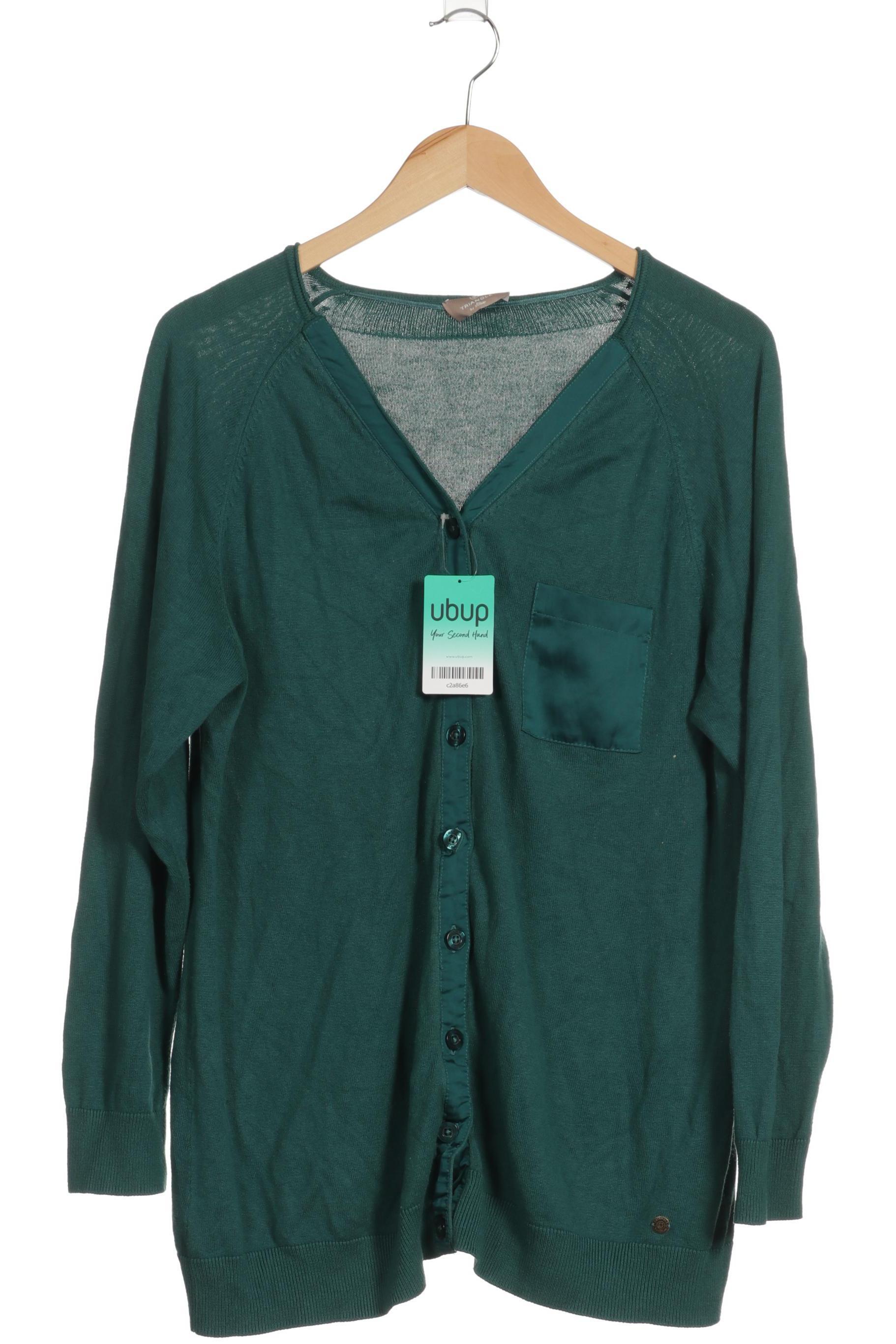 

Triangle Damen Strickjacke, grün, Gr.