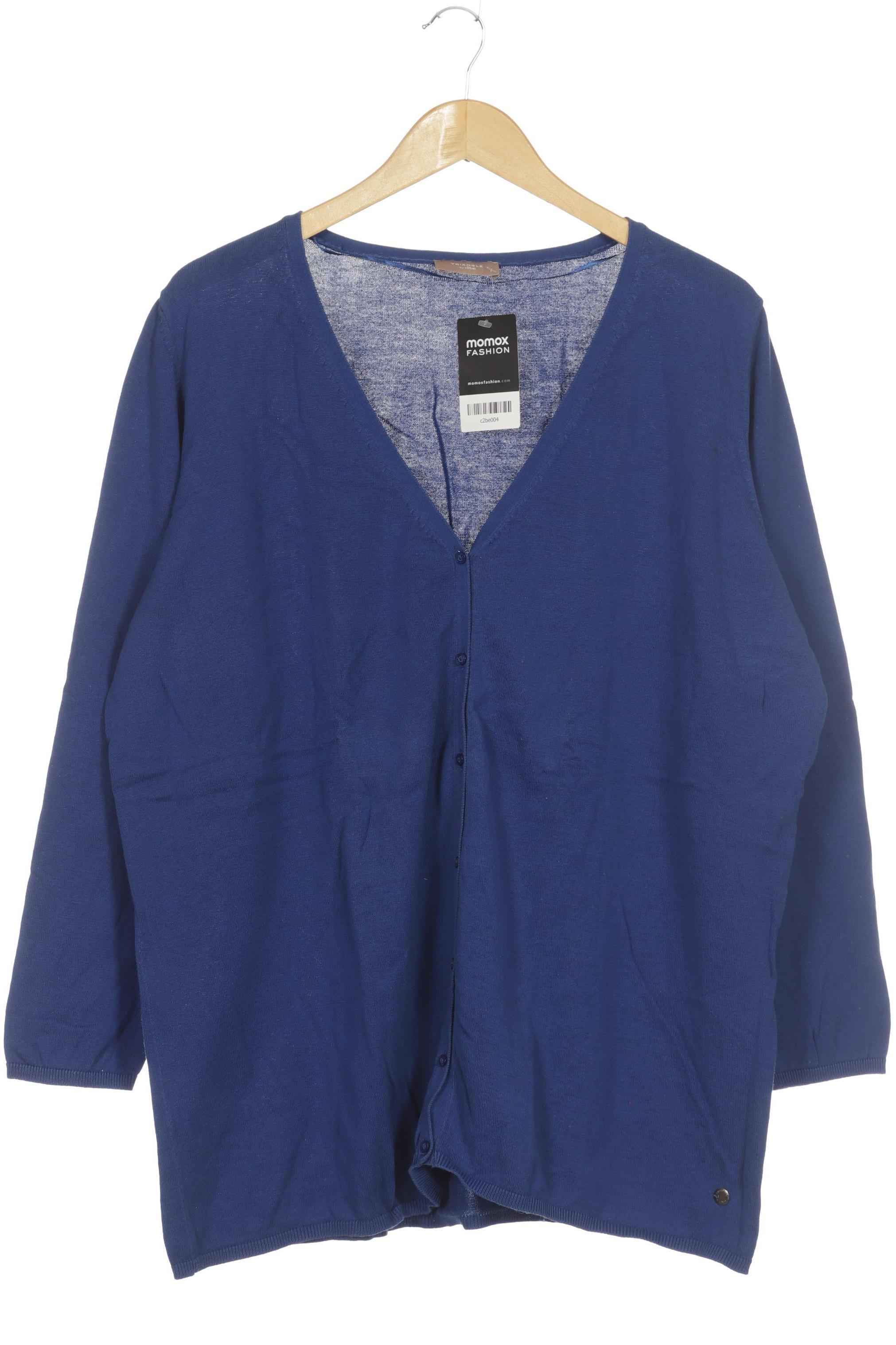 

Triangle Damen Strickjacke, blau, Gr. 52