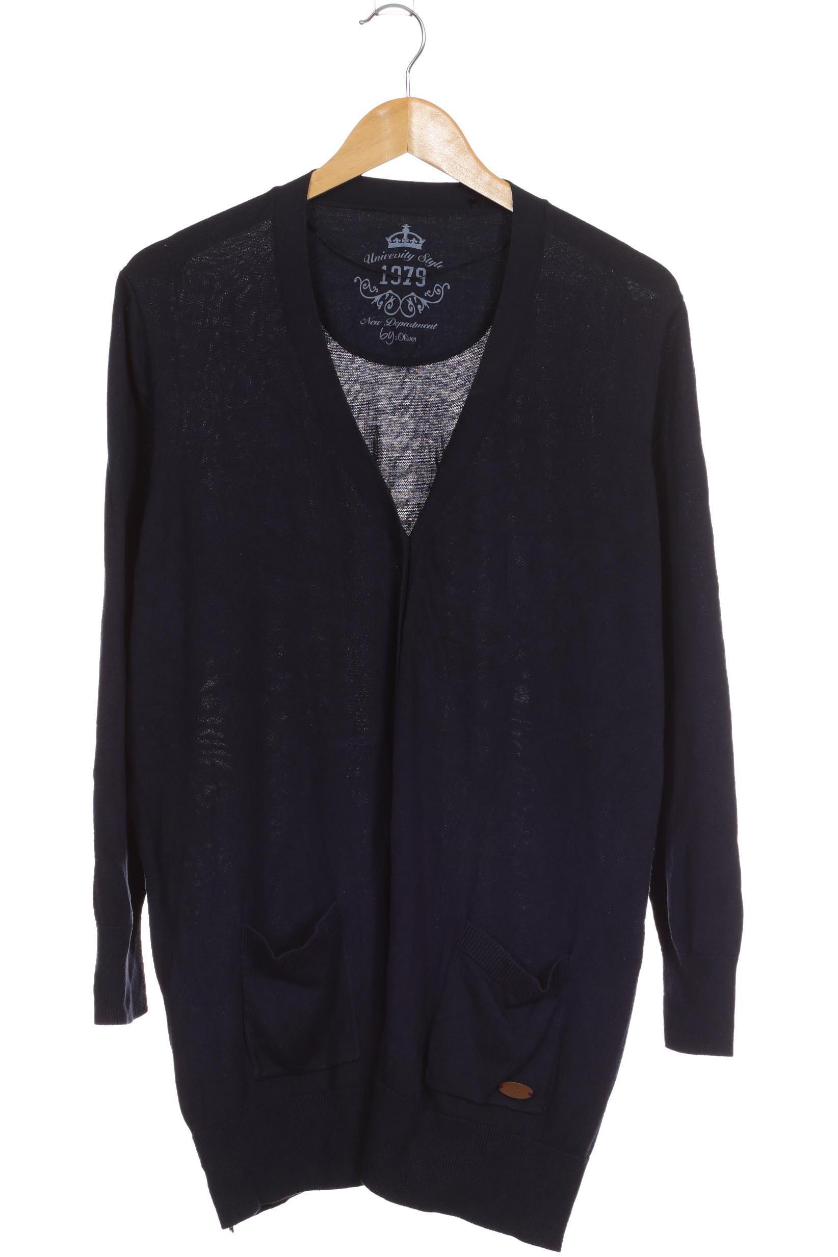 

Triangle Damen Strickjacke, blau, Gr. 48