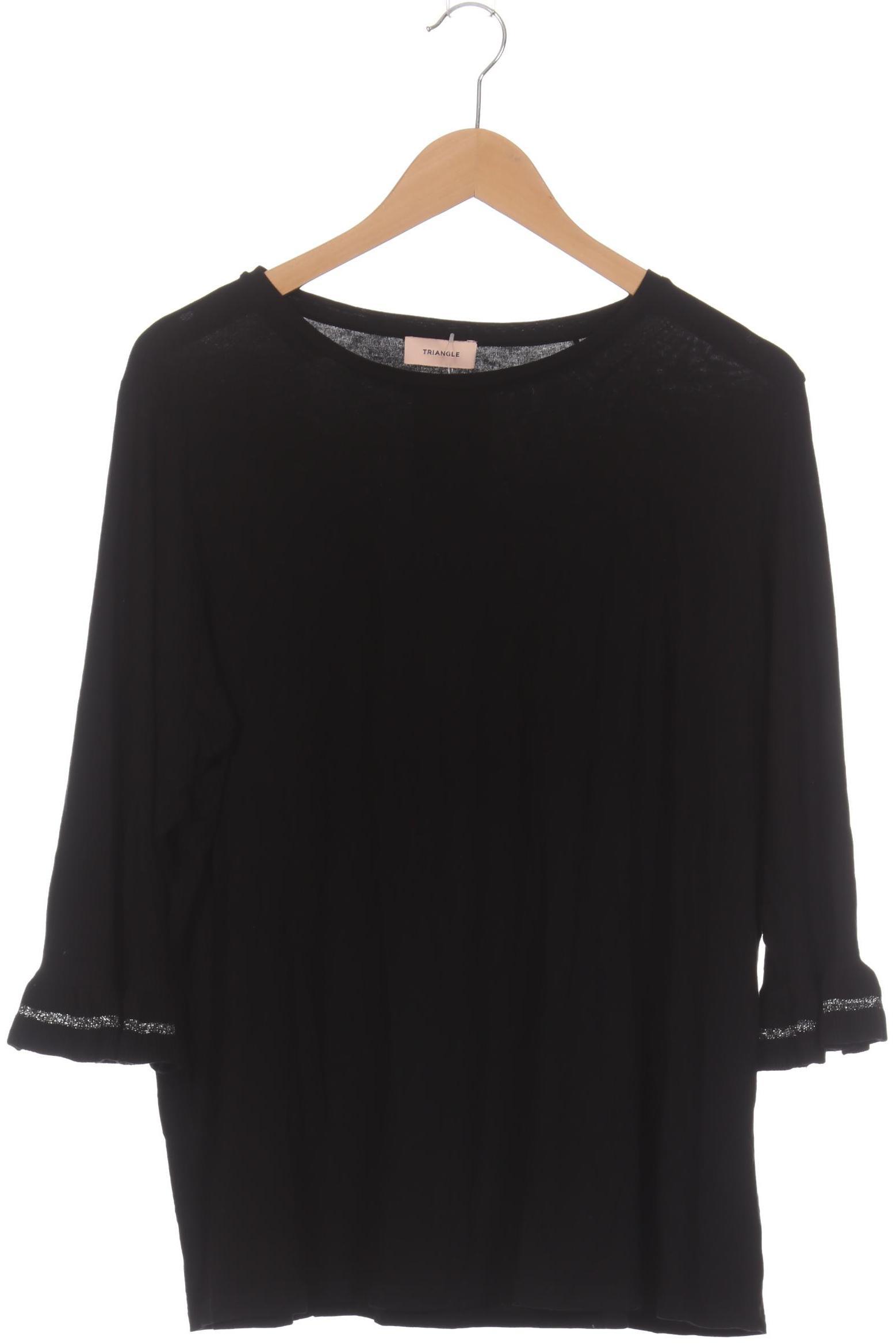 

Triangle Damen Langarmshirt, schwarz, Gr. 48