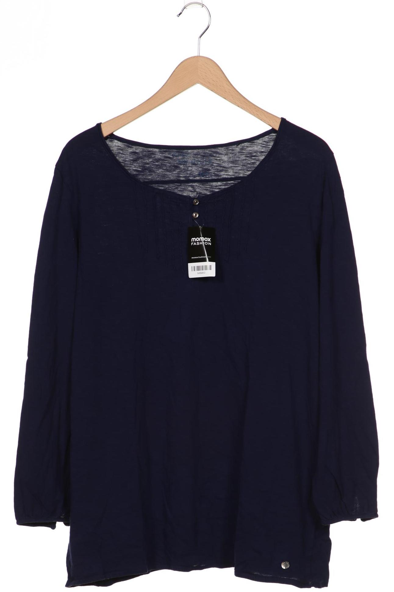 

Triangle by s.Oliver Damen Langarmshirt, marineblau