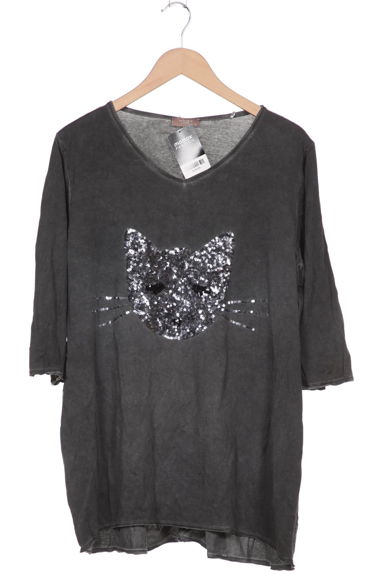 

Triangle by s.Oliver Damen Langarmshirt, grau
