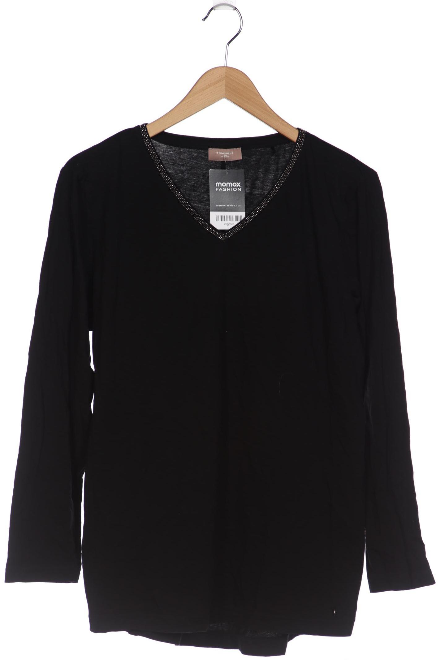 

Triangle by s.Oliver Damen Langarmshirt, schwarz