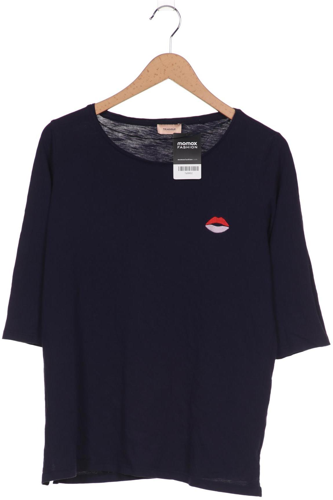 

Triangle by s.Oliver Damen Langarmshirt, marineblau