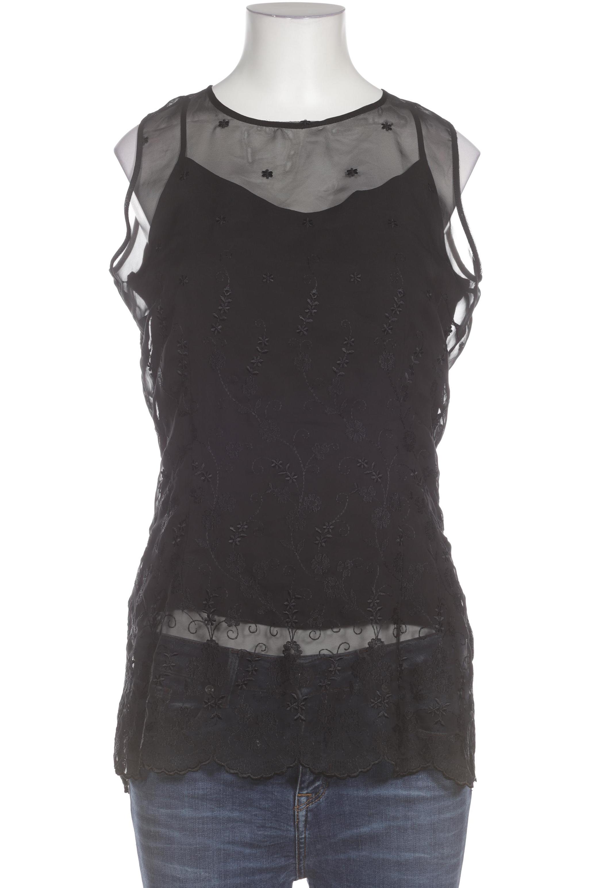 

Triangle Damen Bluse, schwarz, Gr. 38