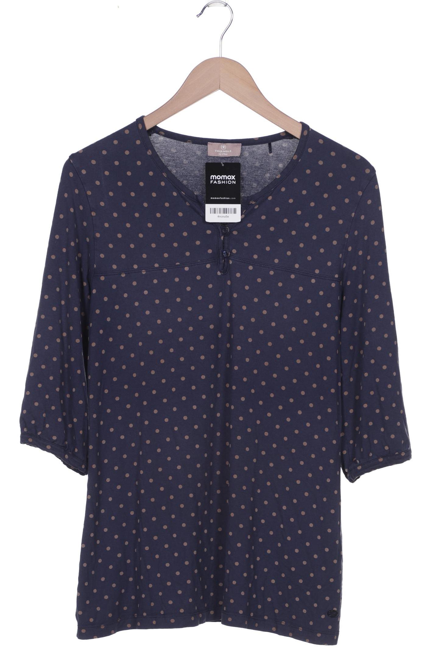 

Triangle by s.Oliver Damen Langarmshirt, marineblau